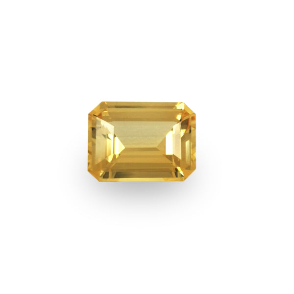 Yellow Sapphire 1.62ct Emerald Cut