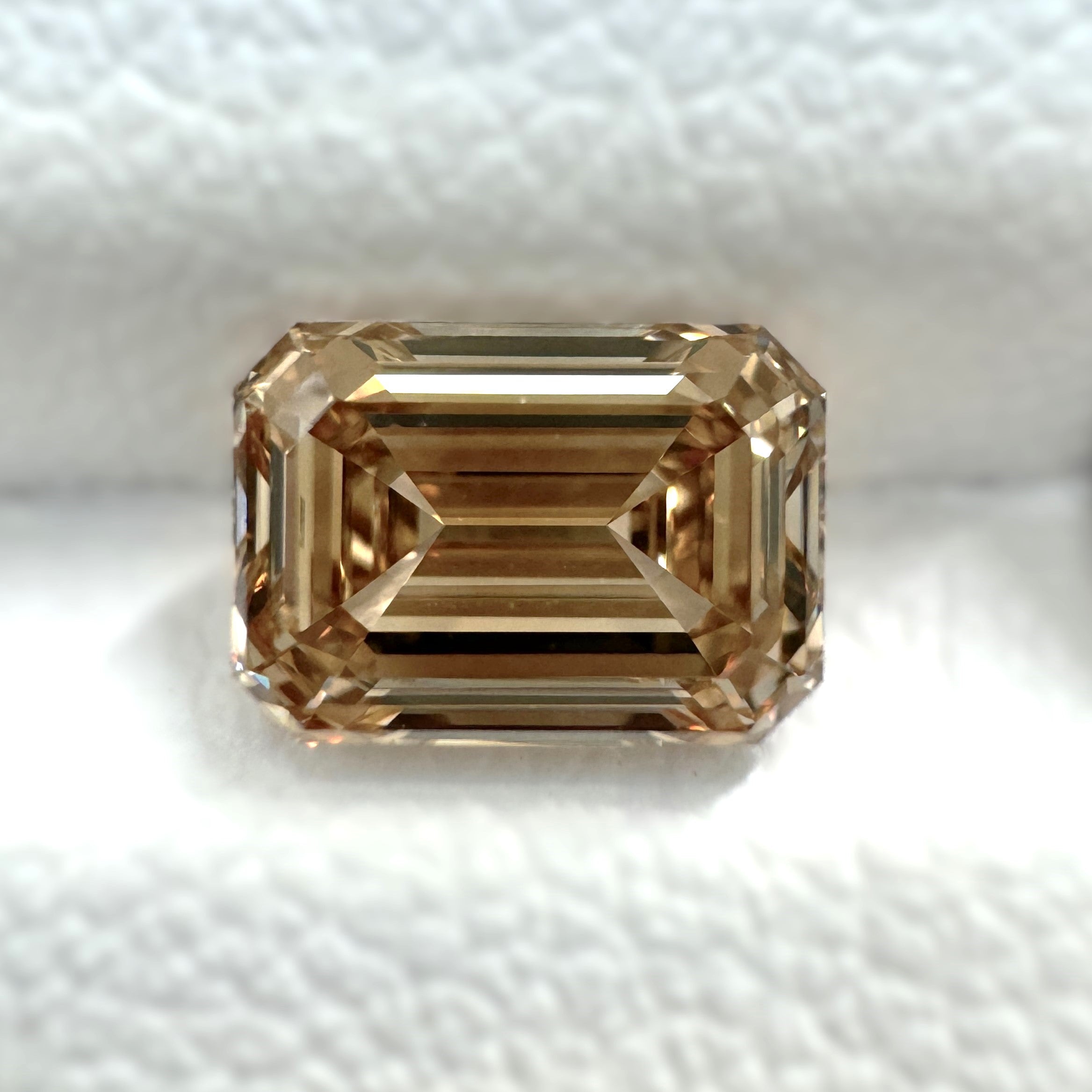 Champagne Diamond 1.21ct Emerald Cut VVS1