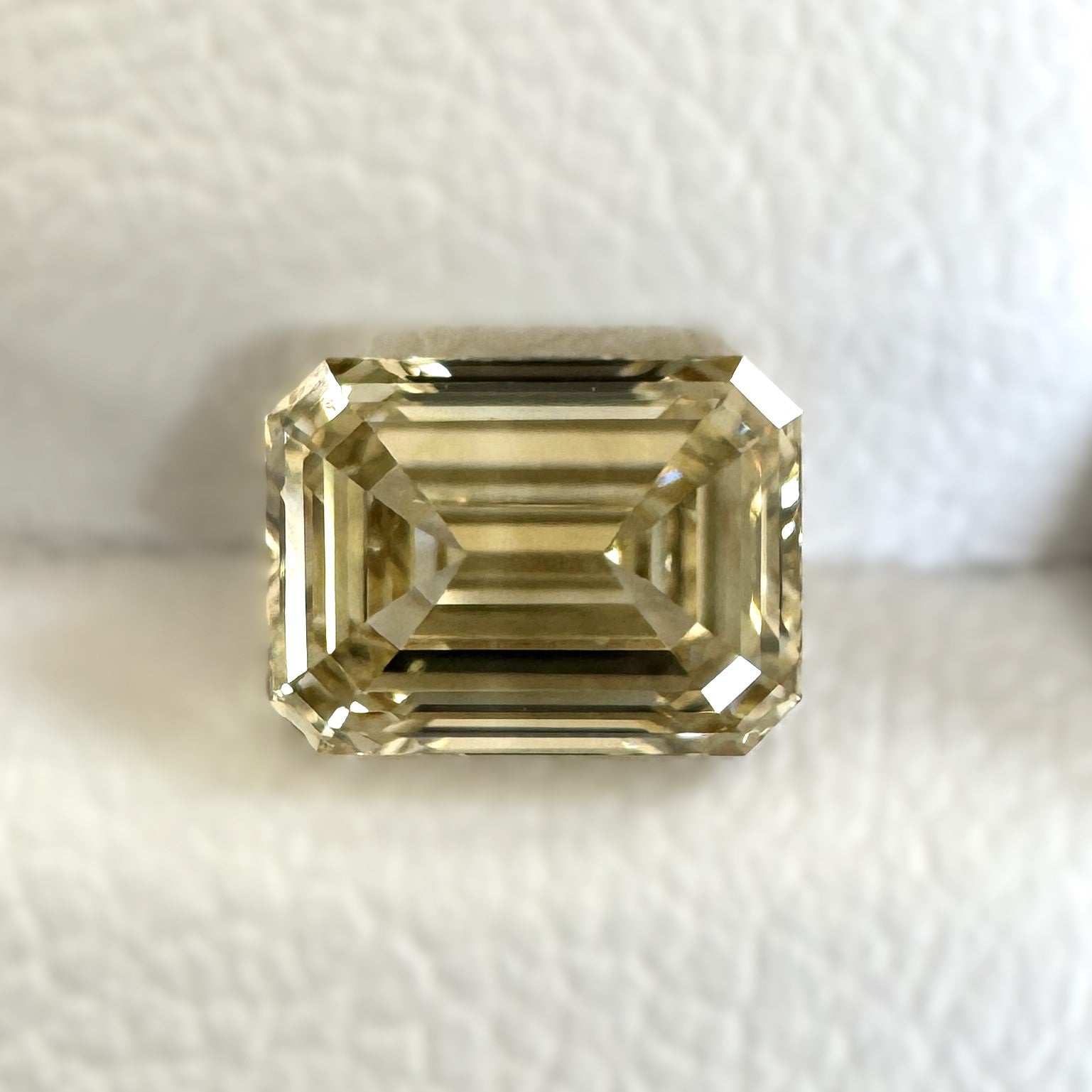 Champagne Diamond 1.02ct Emerald Cut VS1