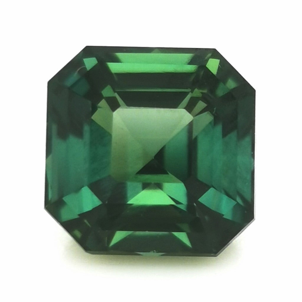 Green Sapphire 2.05ct Octagonal