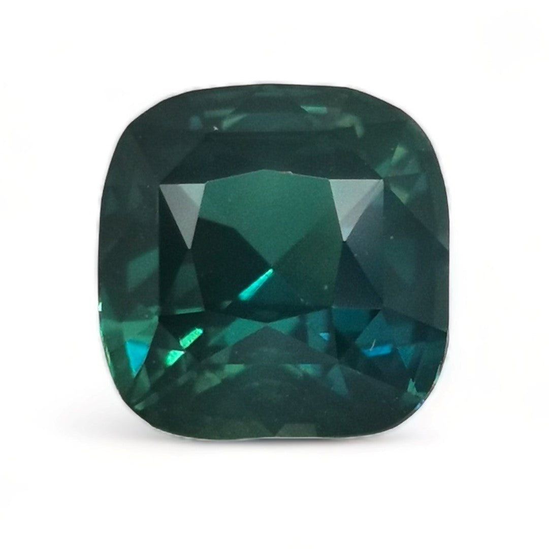 Green Sapphire 2.56ct Cushion