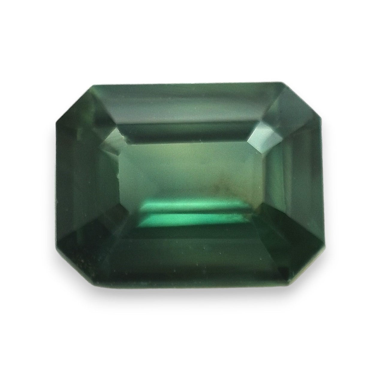 Green Sapphire 1.20ct Octagonal