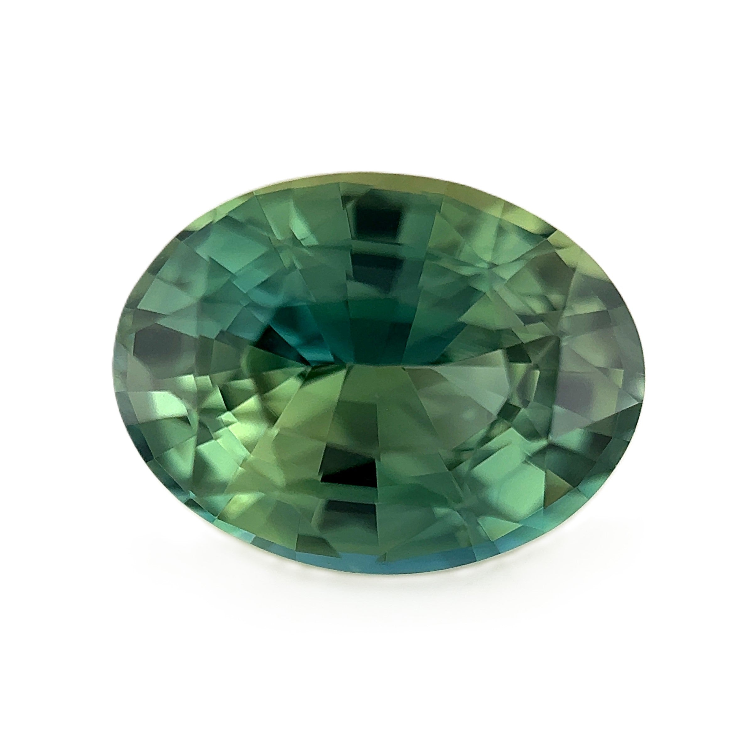 Green Sapphire 1.56ct Oval