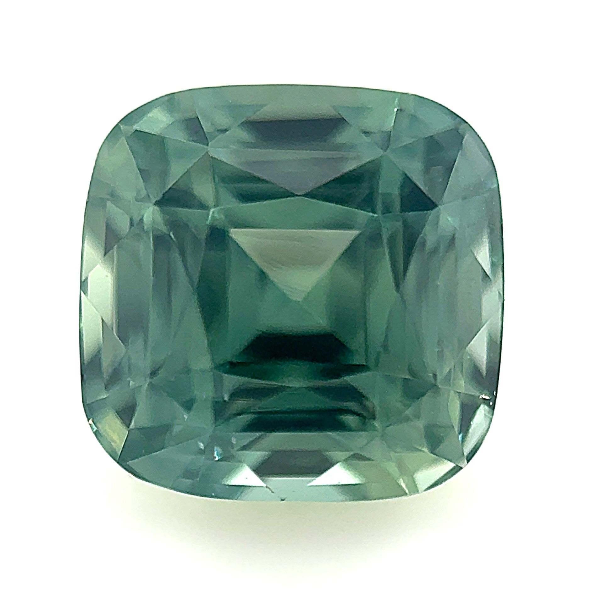 Green Sapphire 1.52ct Cushion
