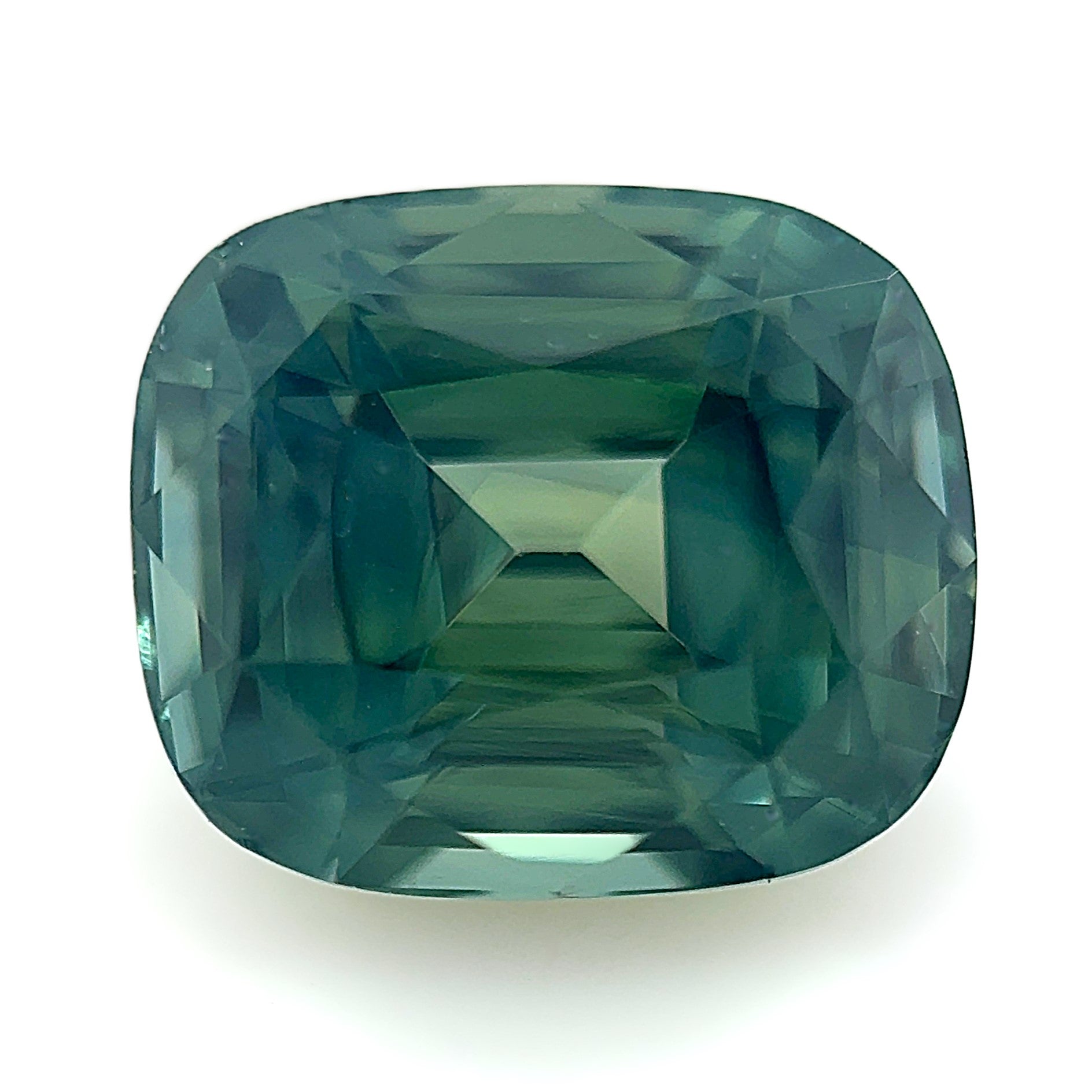 Green Sapphire 1.42ct Cushion