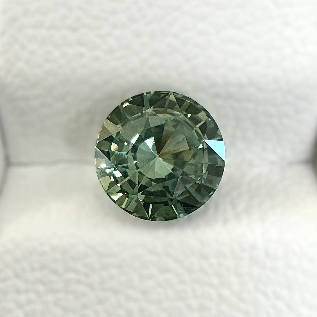 Green Sapphire 1.29ct Round