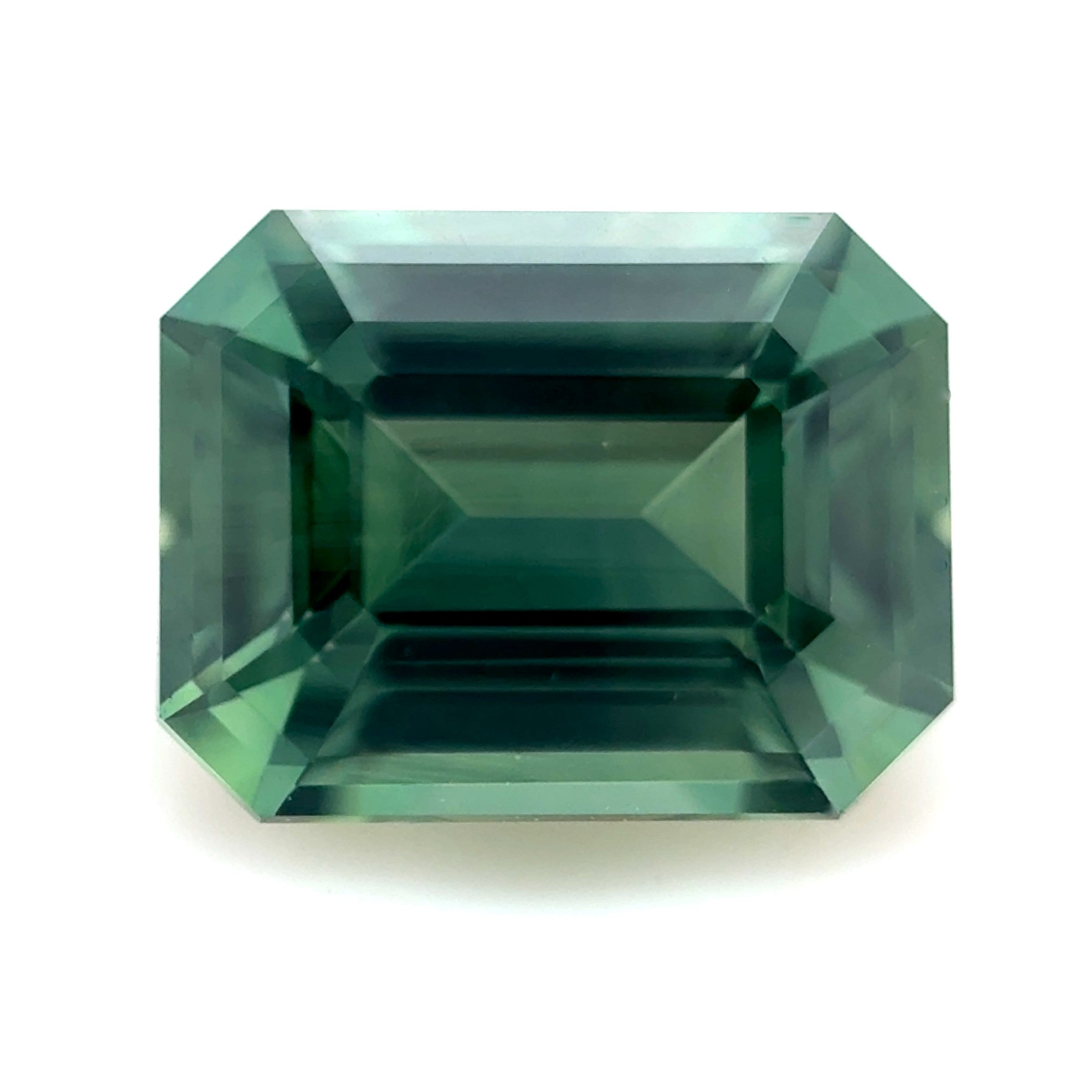 Green Sapphire 1.32ct Octagonal