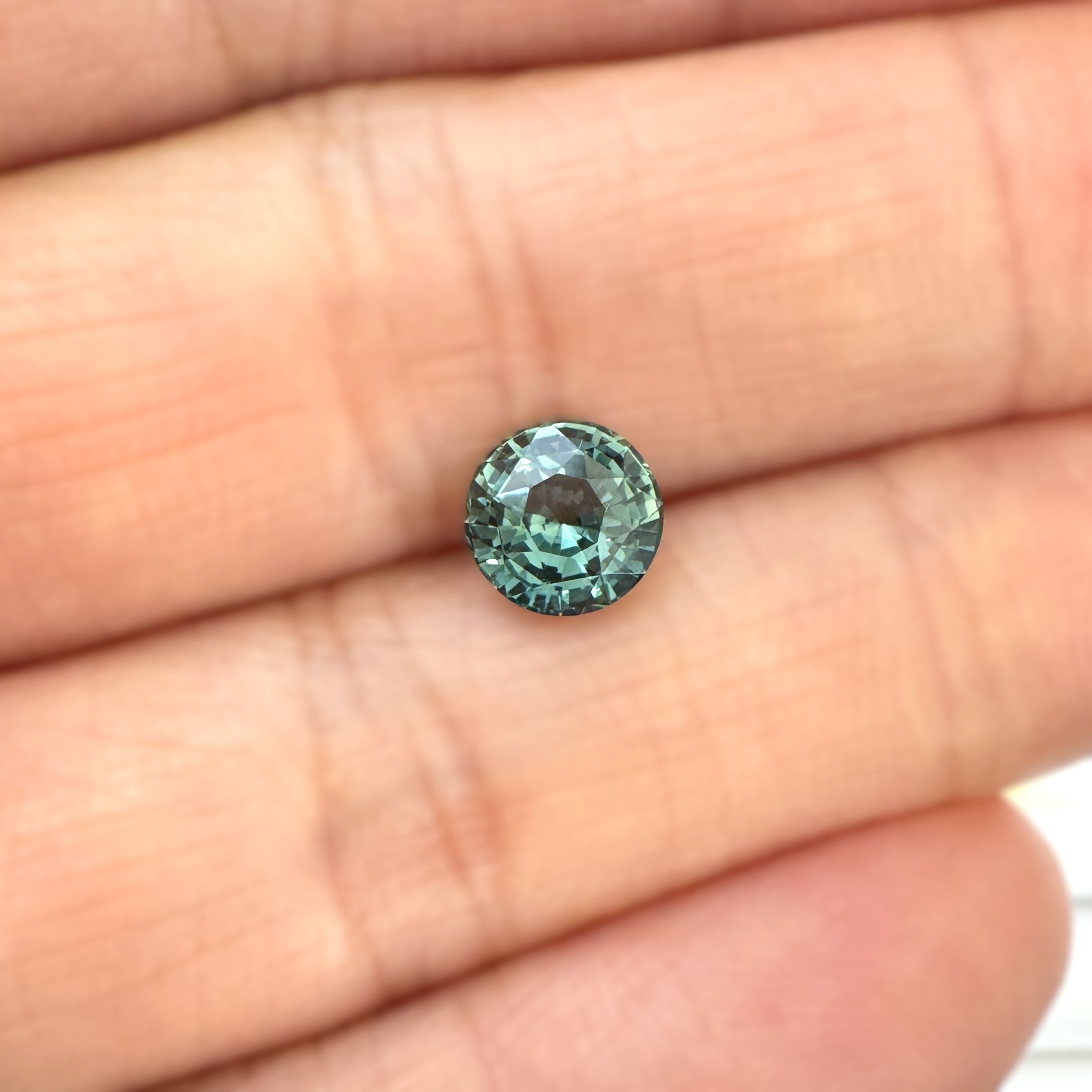 Green Sapphire 1.39ct Round