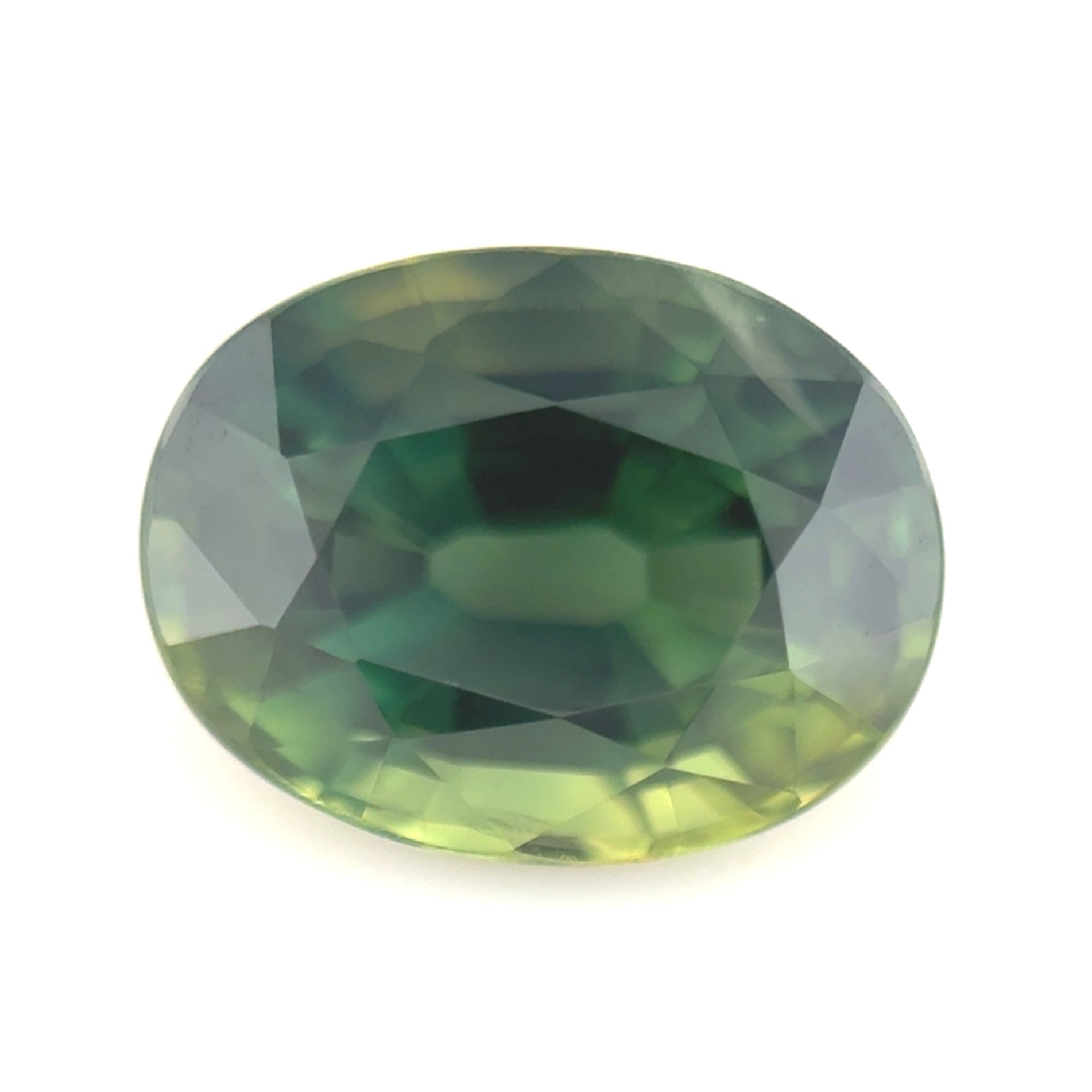 Green Sapphire 1.16ct Oval