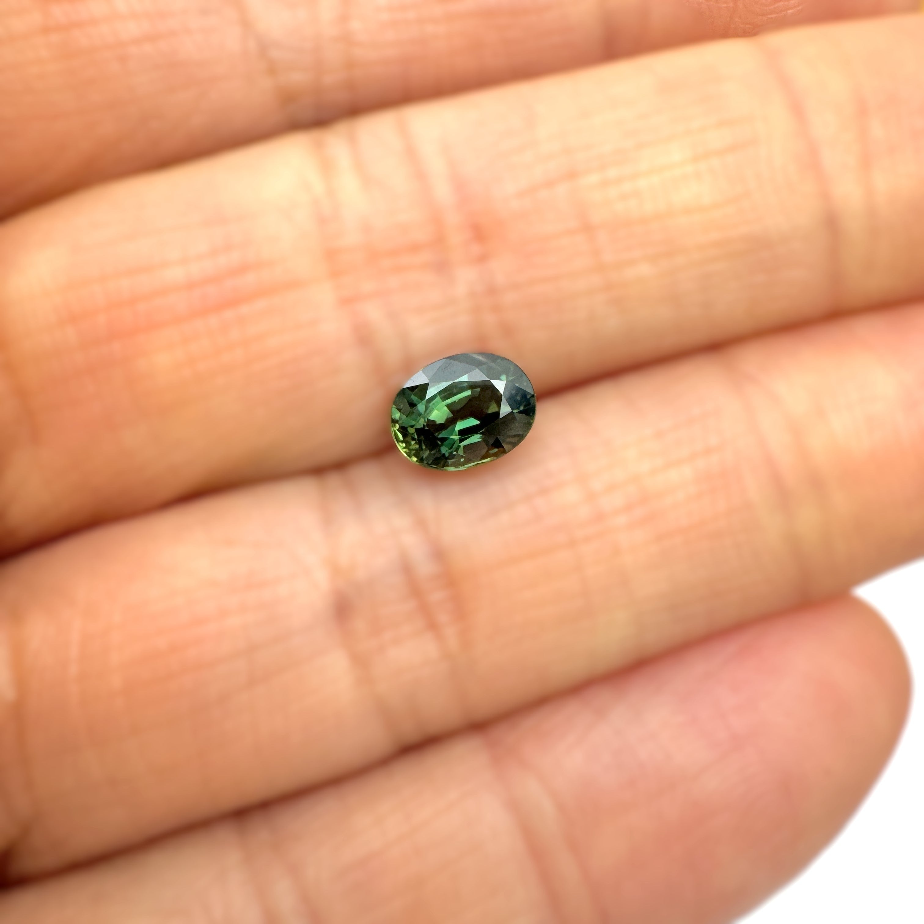 Green Sapphire 1.16ct Oval