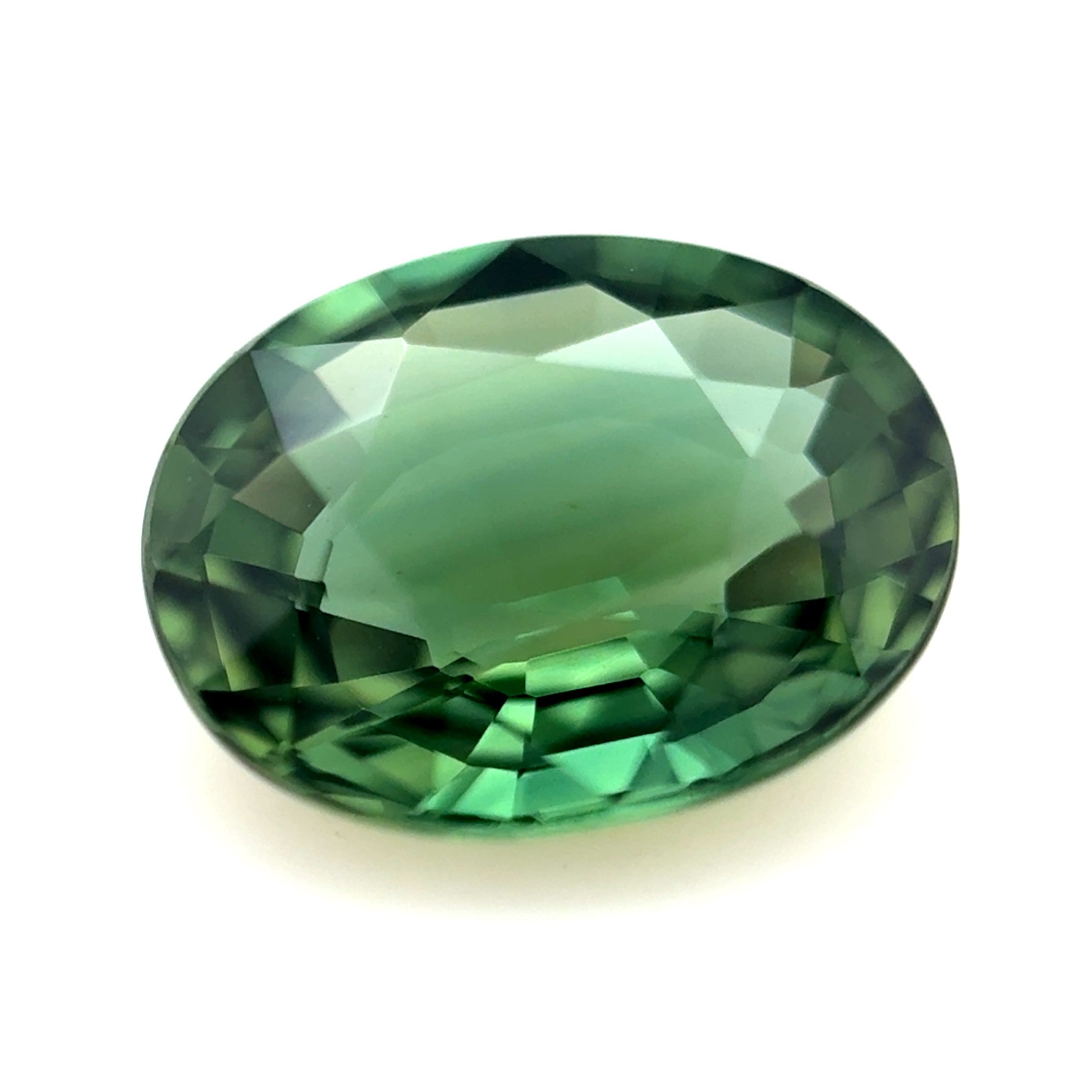 Green Sapphire 1.14ct Oval