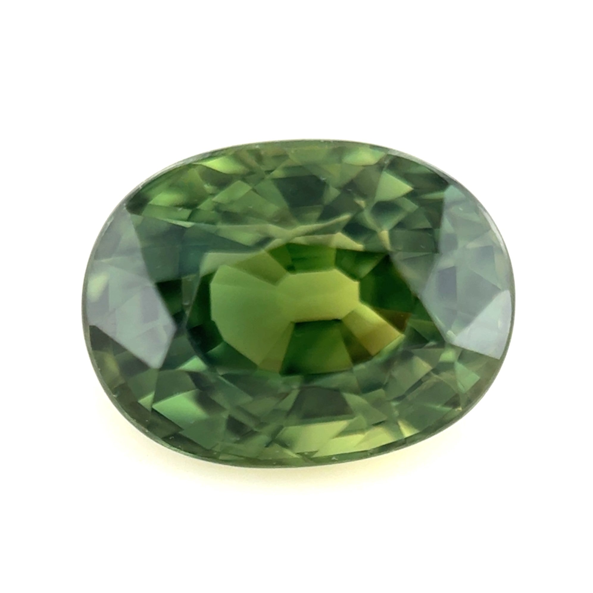 Green Sapphire 1.07ct Oval