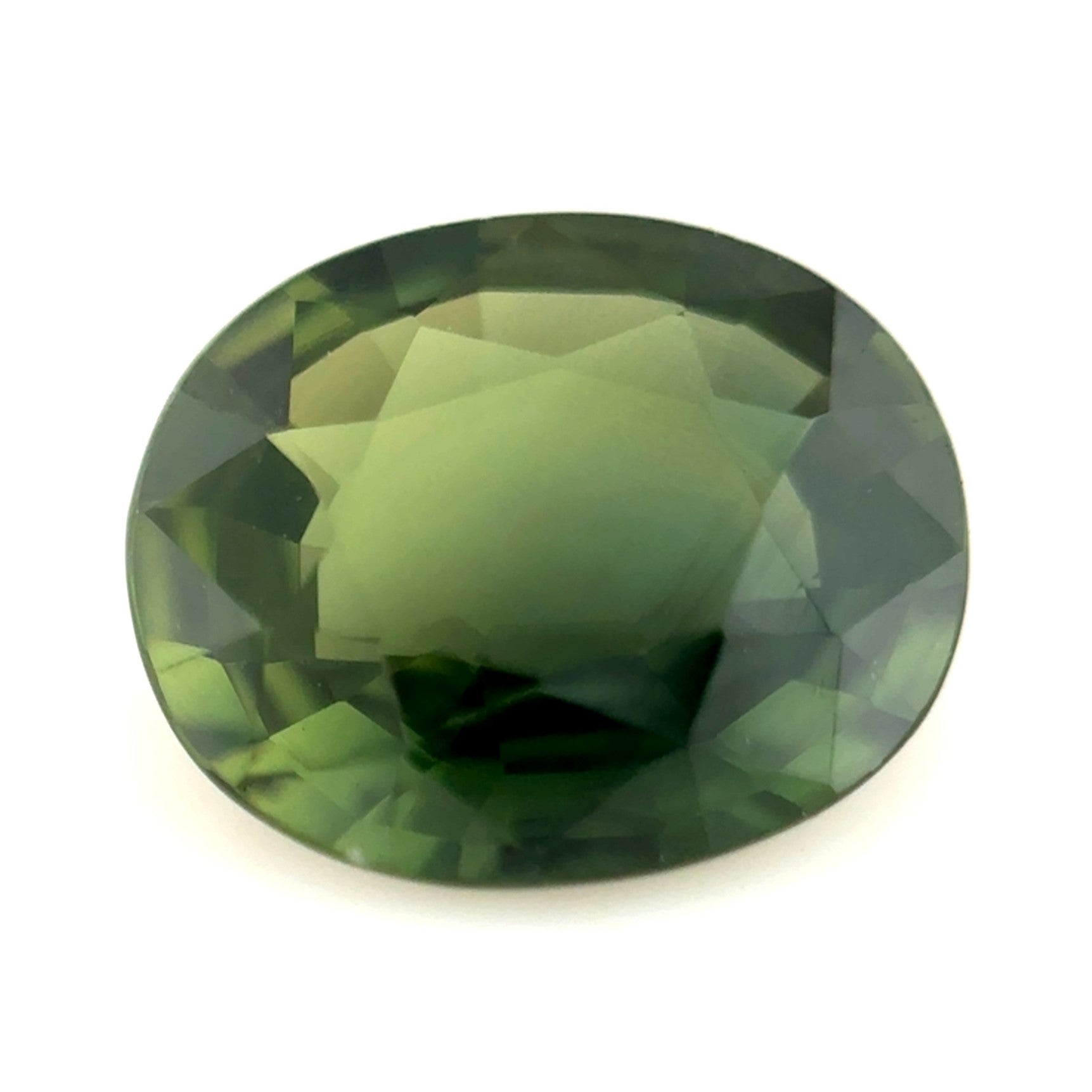 Green Sapphire 1.04ct Oval