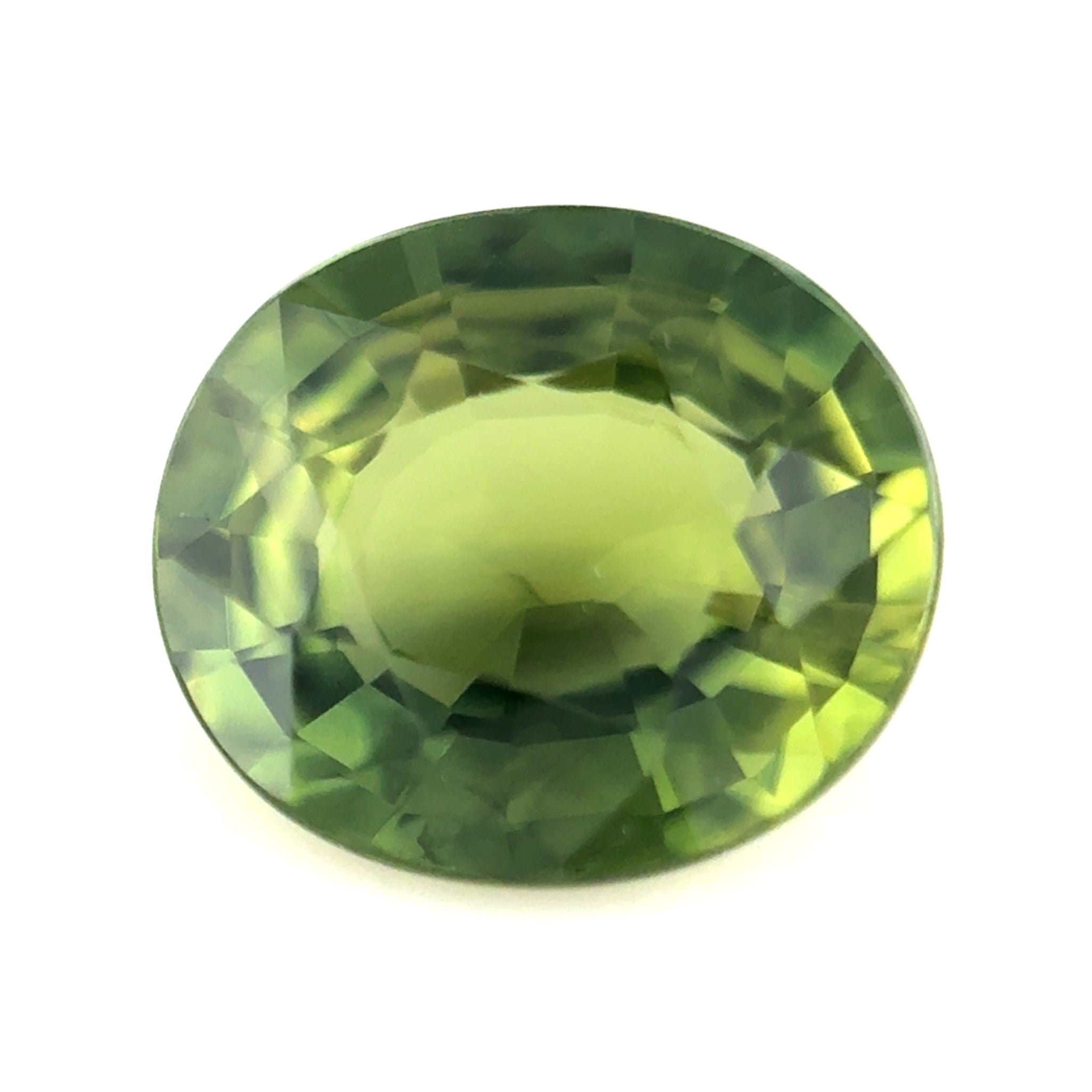 Green Sapphire 1.03ct Oval