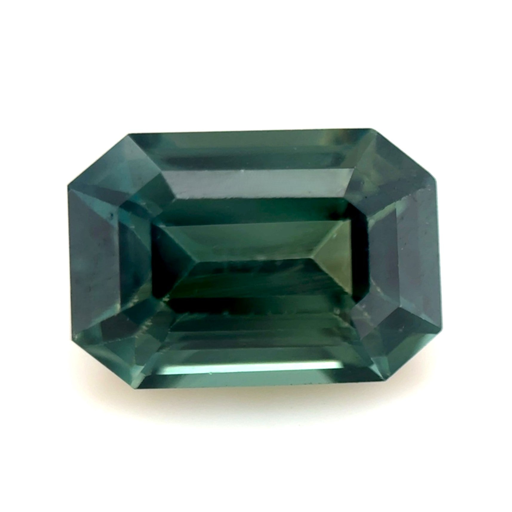 Green Sapphire 1.69ct Octagonal