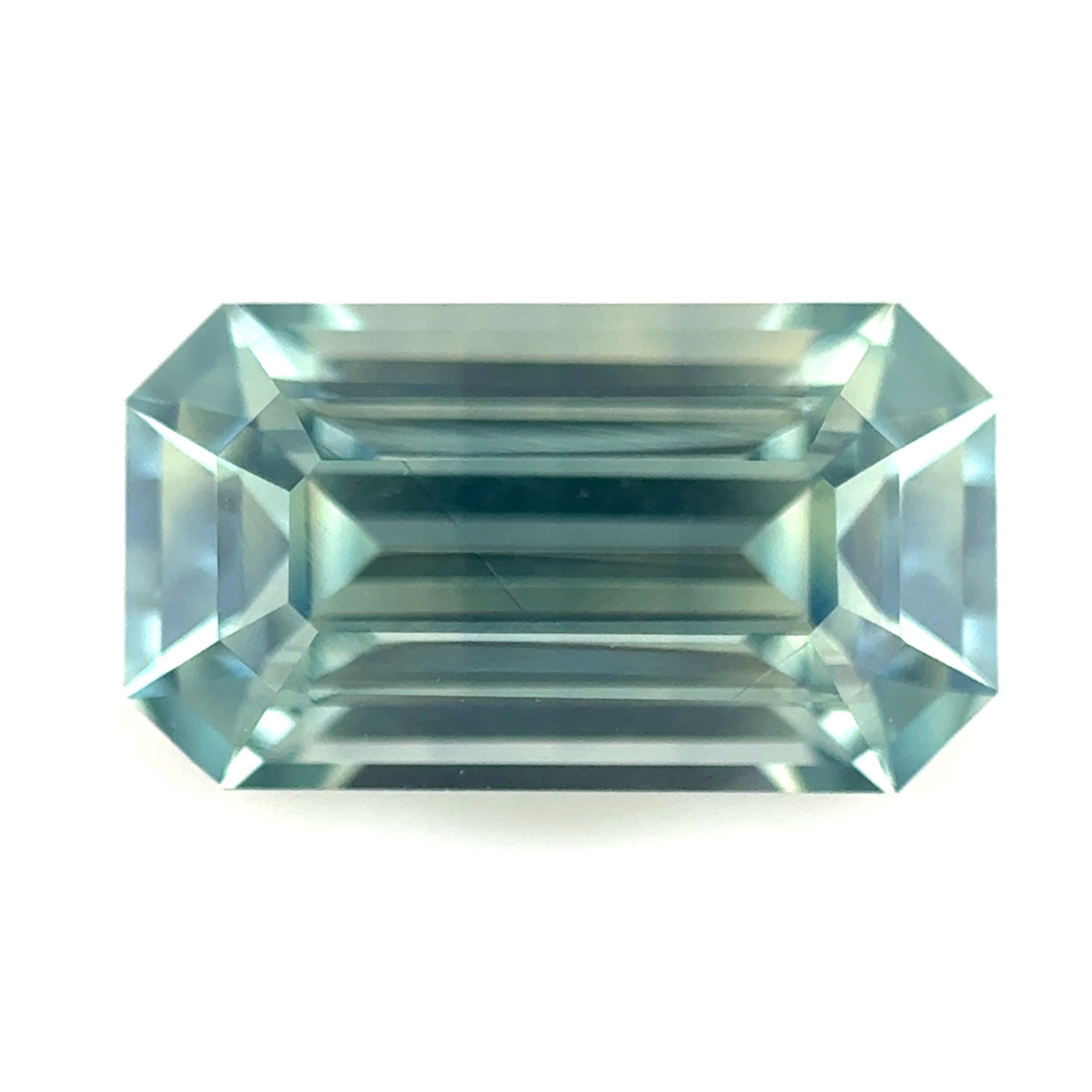 Green Sapphire 1.51ct Octagonal