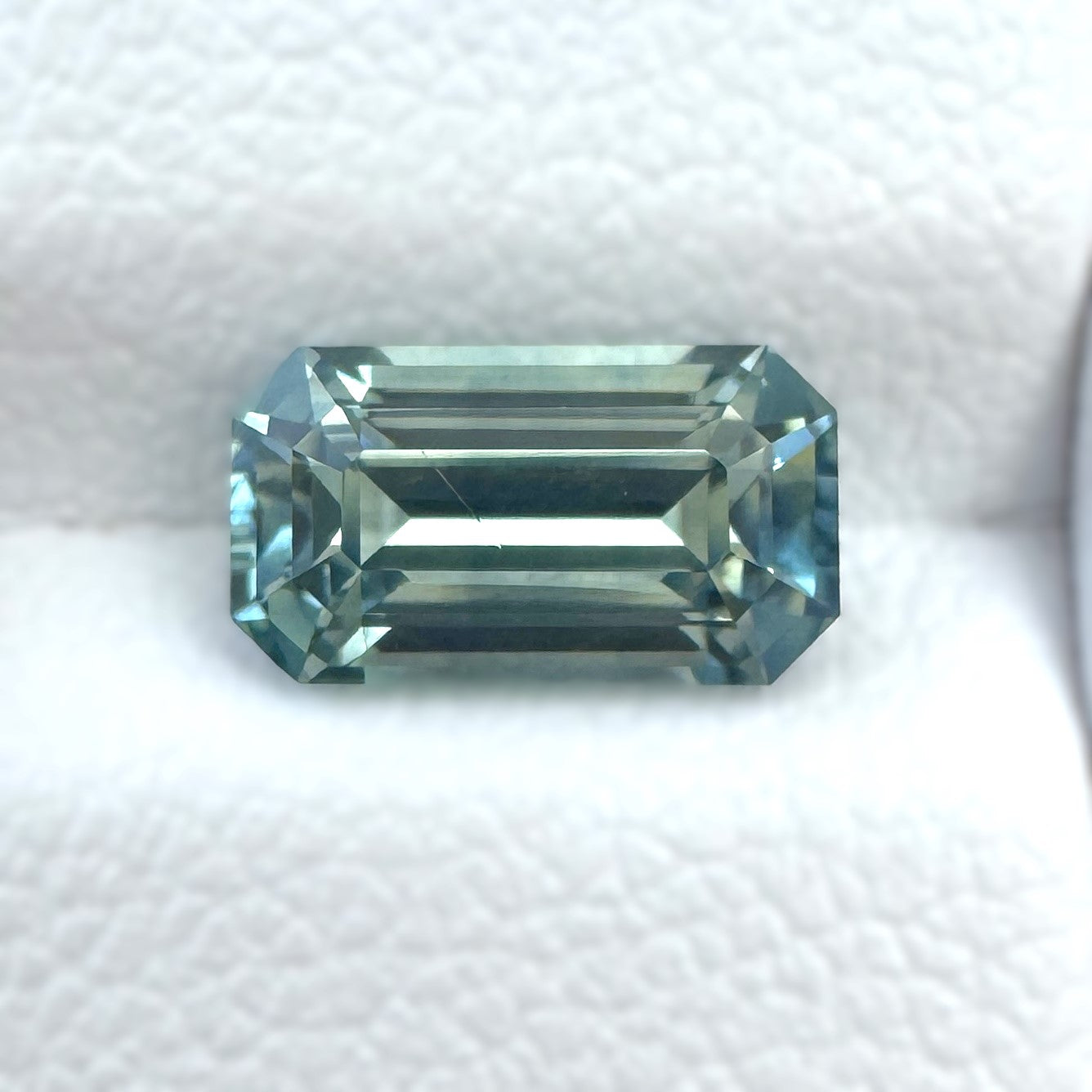 Green Sapphire 1.51ct Octagonal