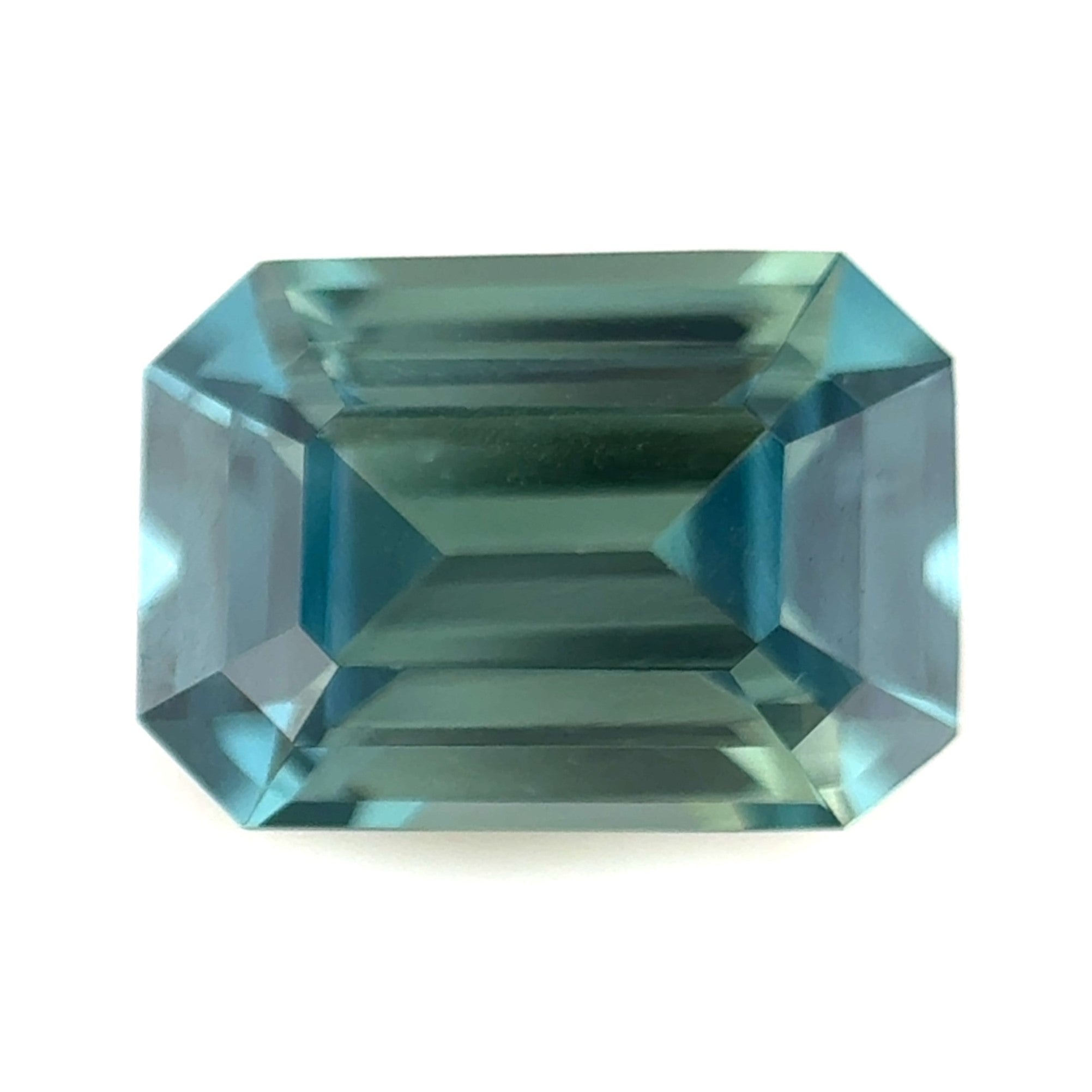 Green Sapphire 1.10ct Octagonal