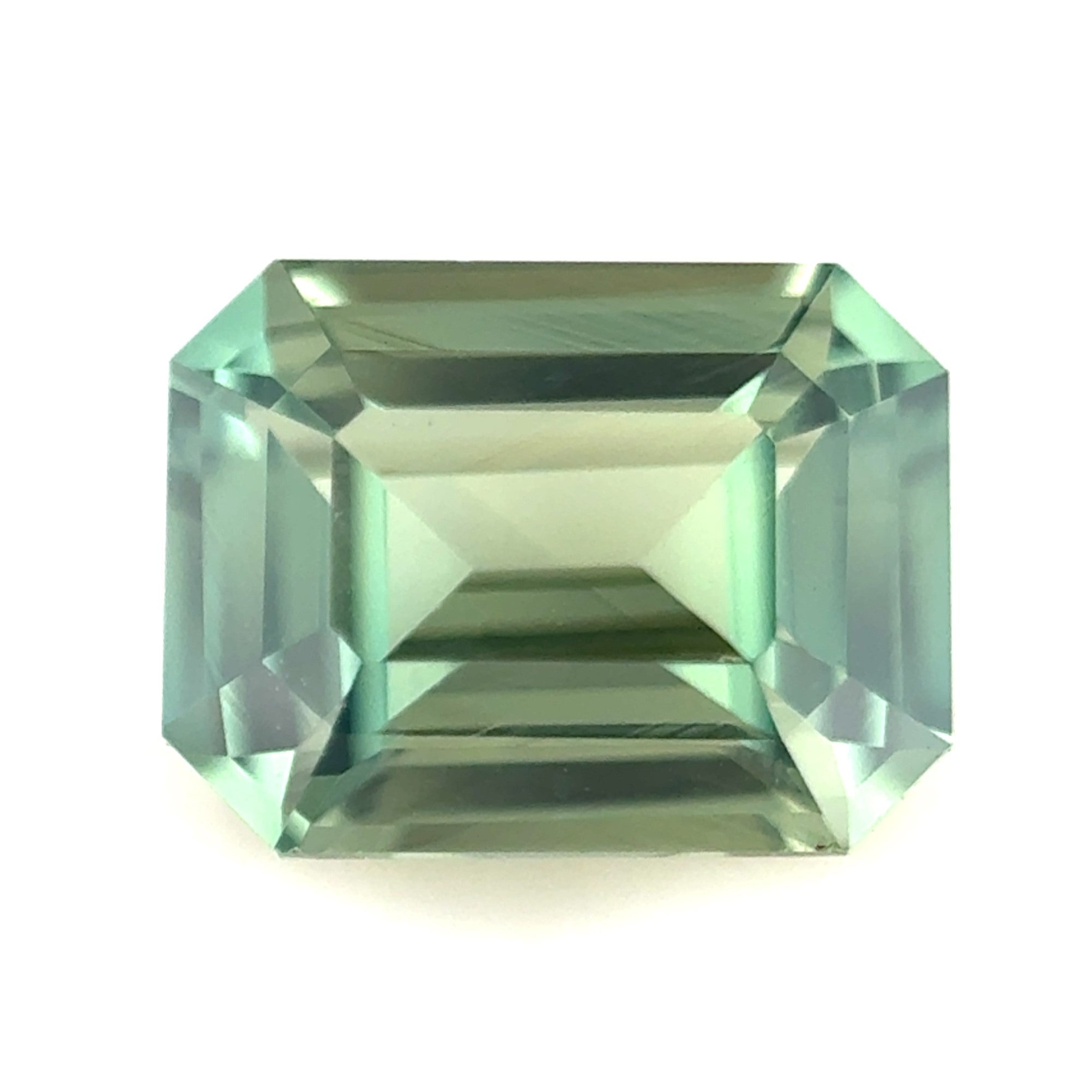 Green Sapphire 1.10ct Octagonal