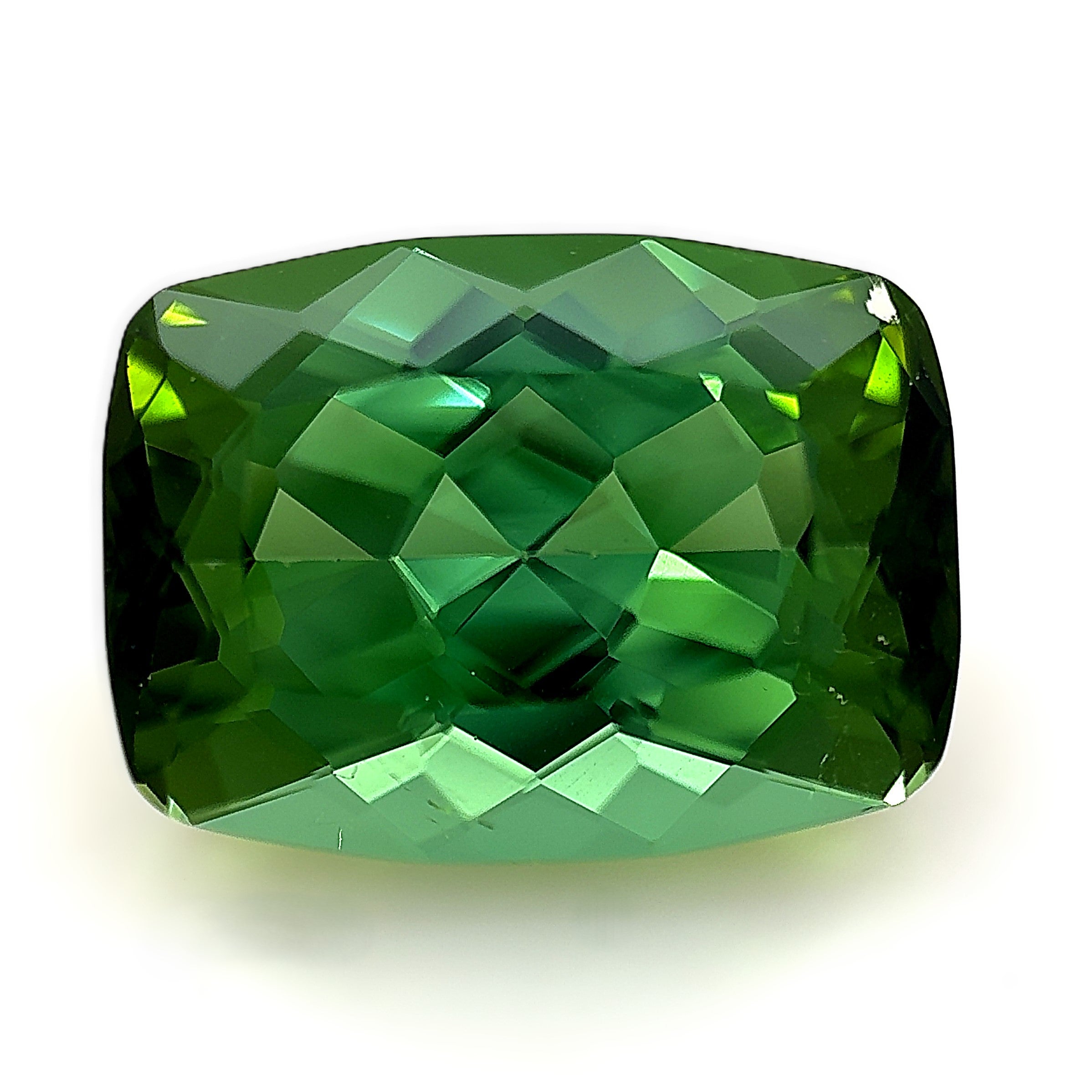 Green Tourmaline 11.34ct Cushion