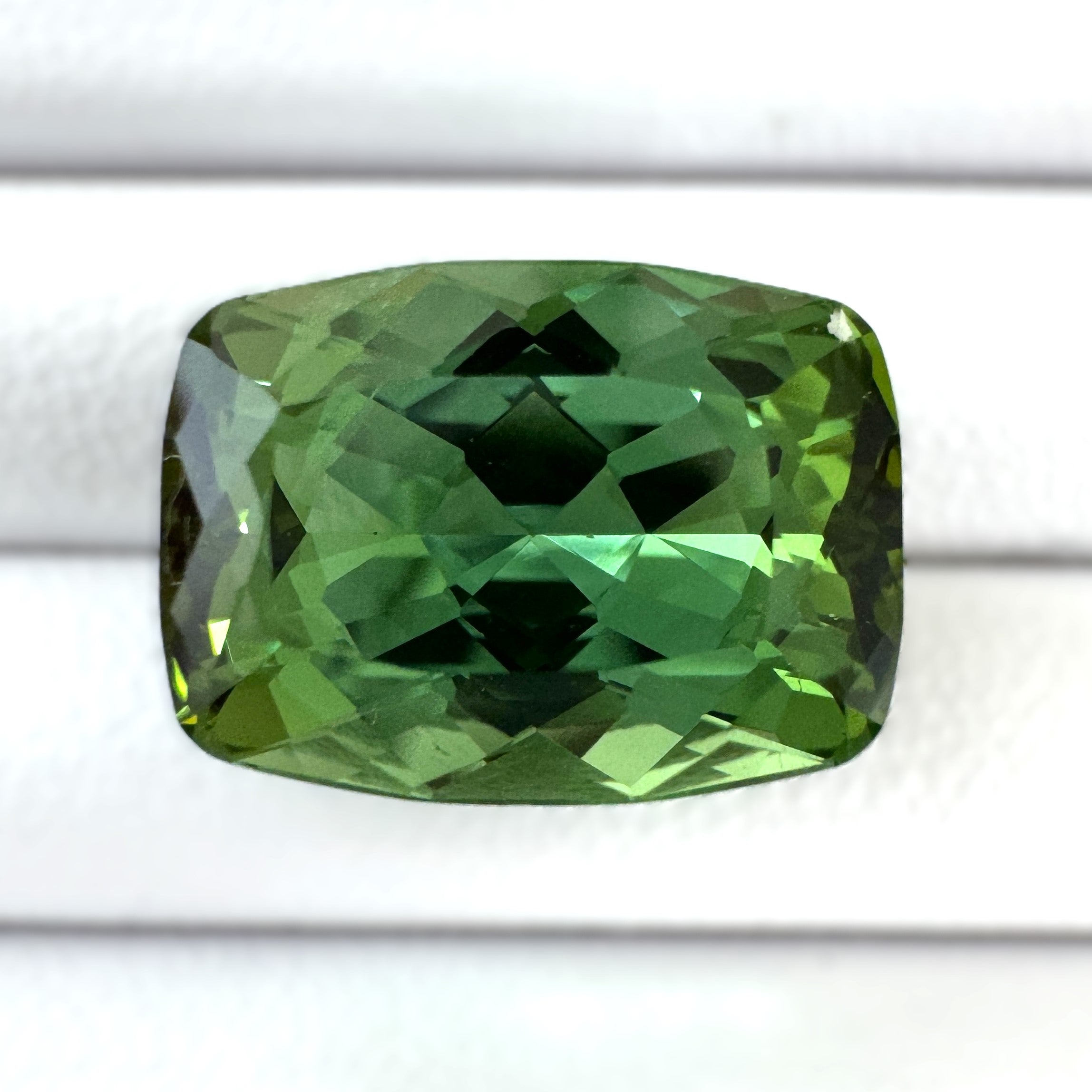 Green Tourmaline 11.34ct Cushion