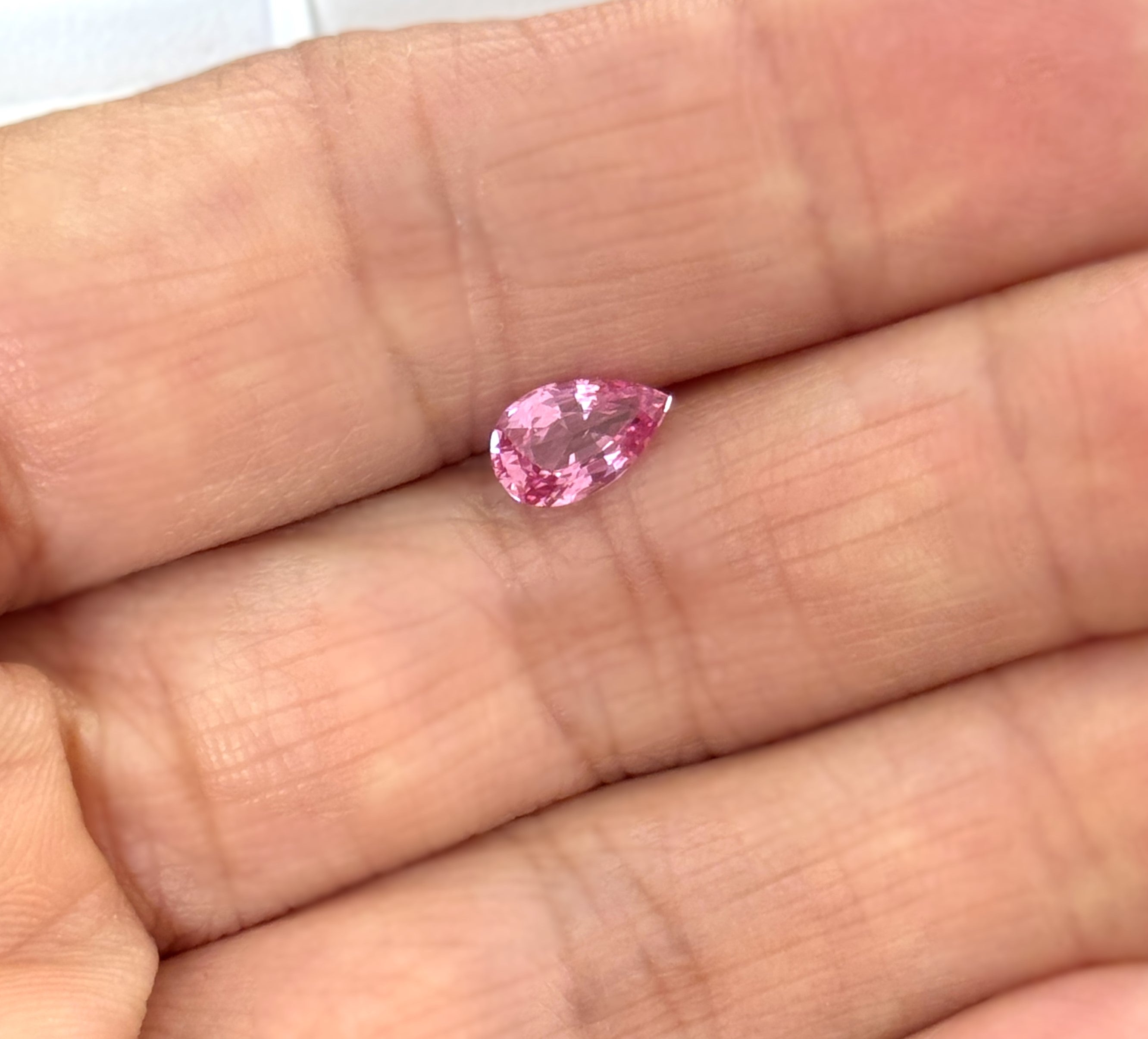 Pink Sapphire 1.04ct Pear