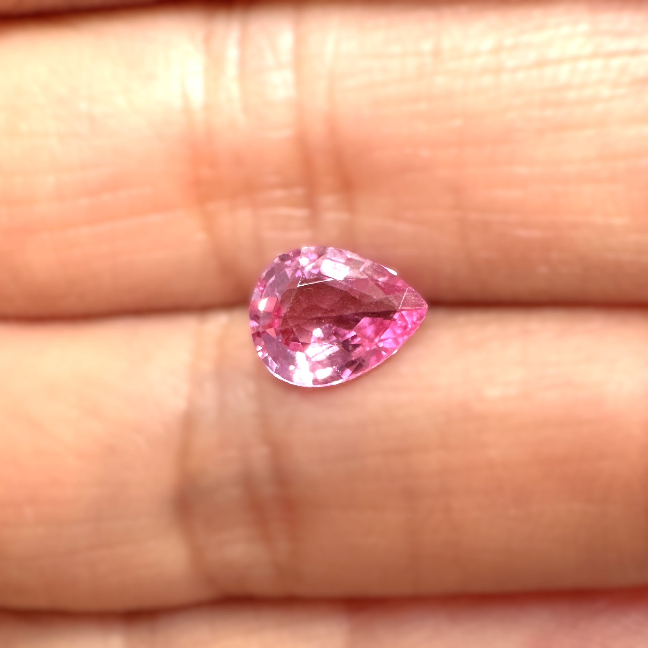 Pink Sapphire 1.15ct Pear