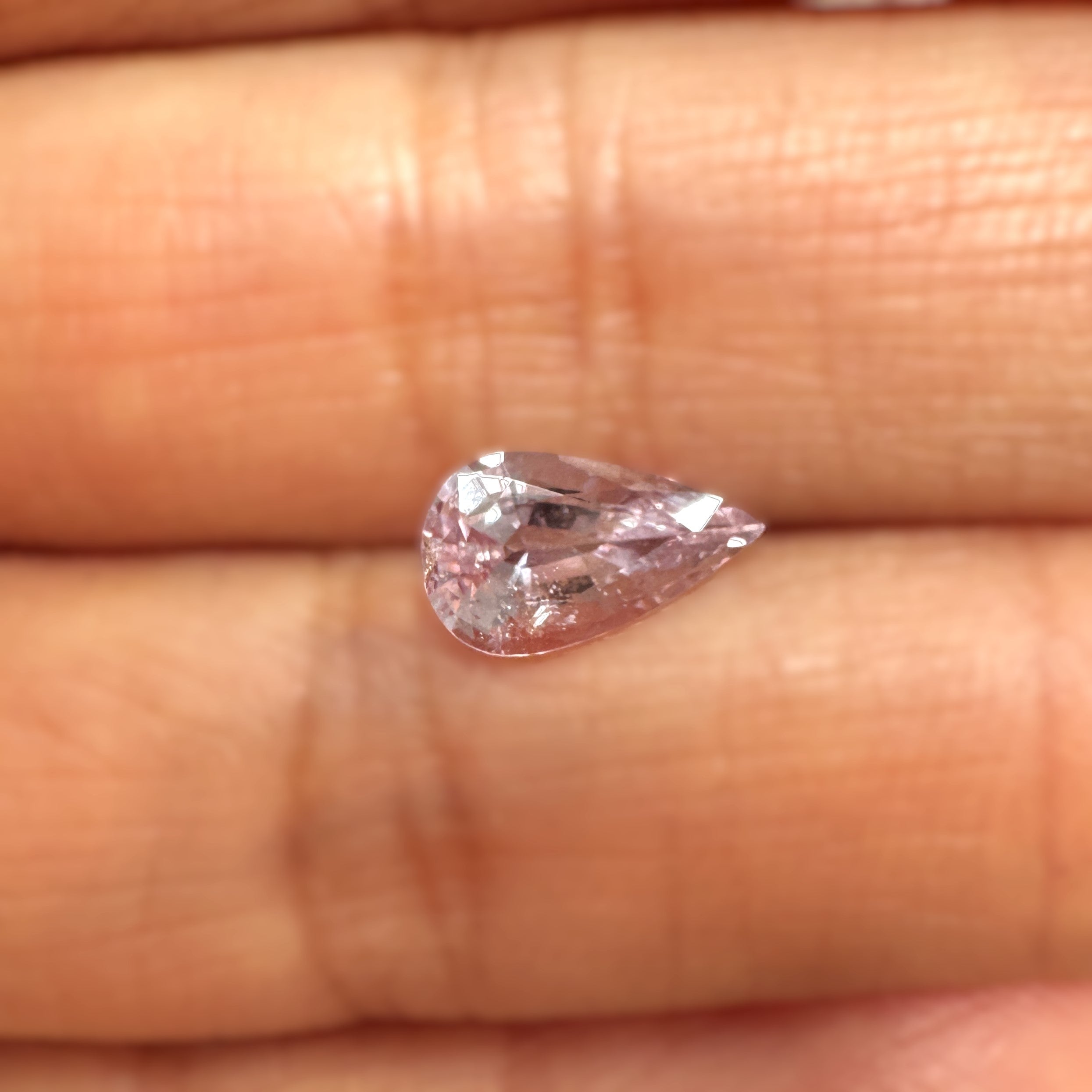 Pink Sapphire 1.38ct Pear