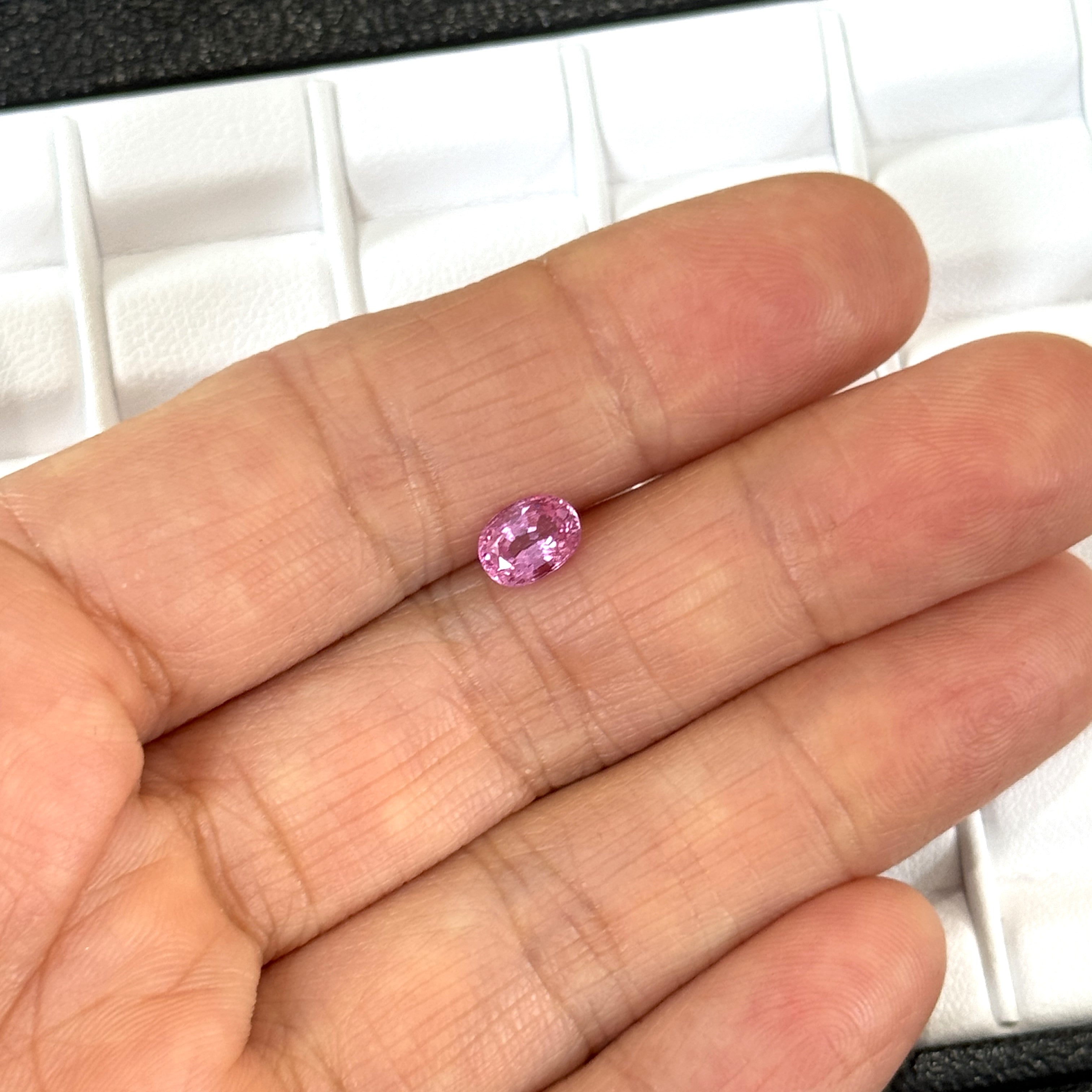 Pink Sapphire 1.12ct Oval
