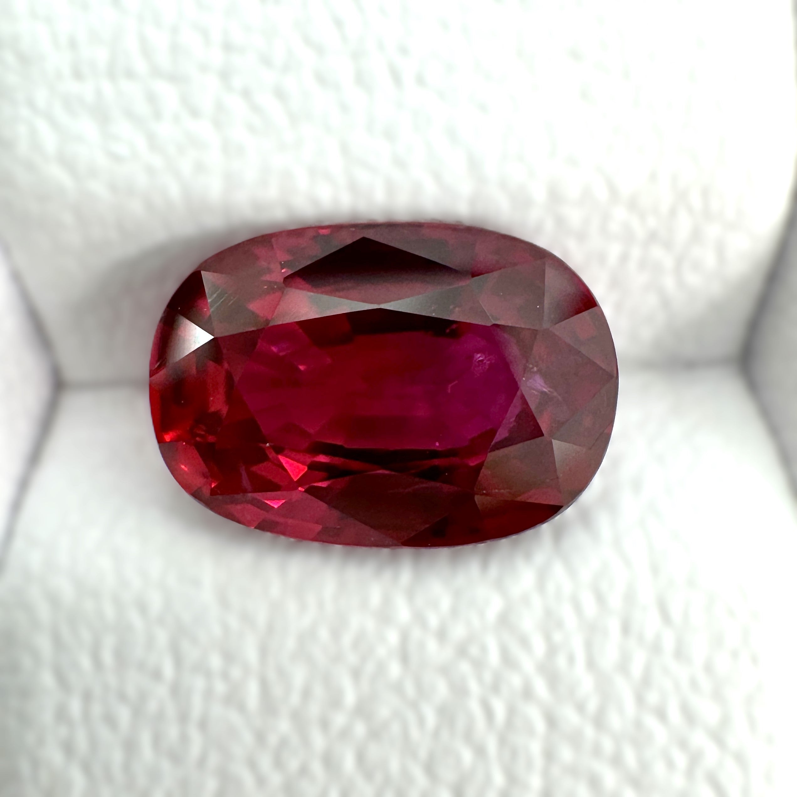 Ruby 2.22ct Cushion