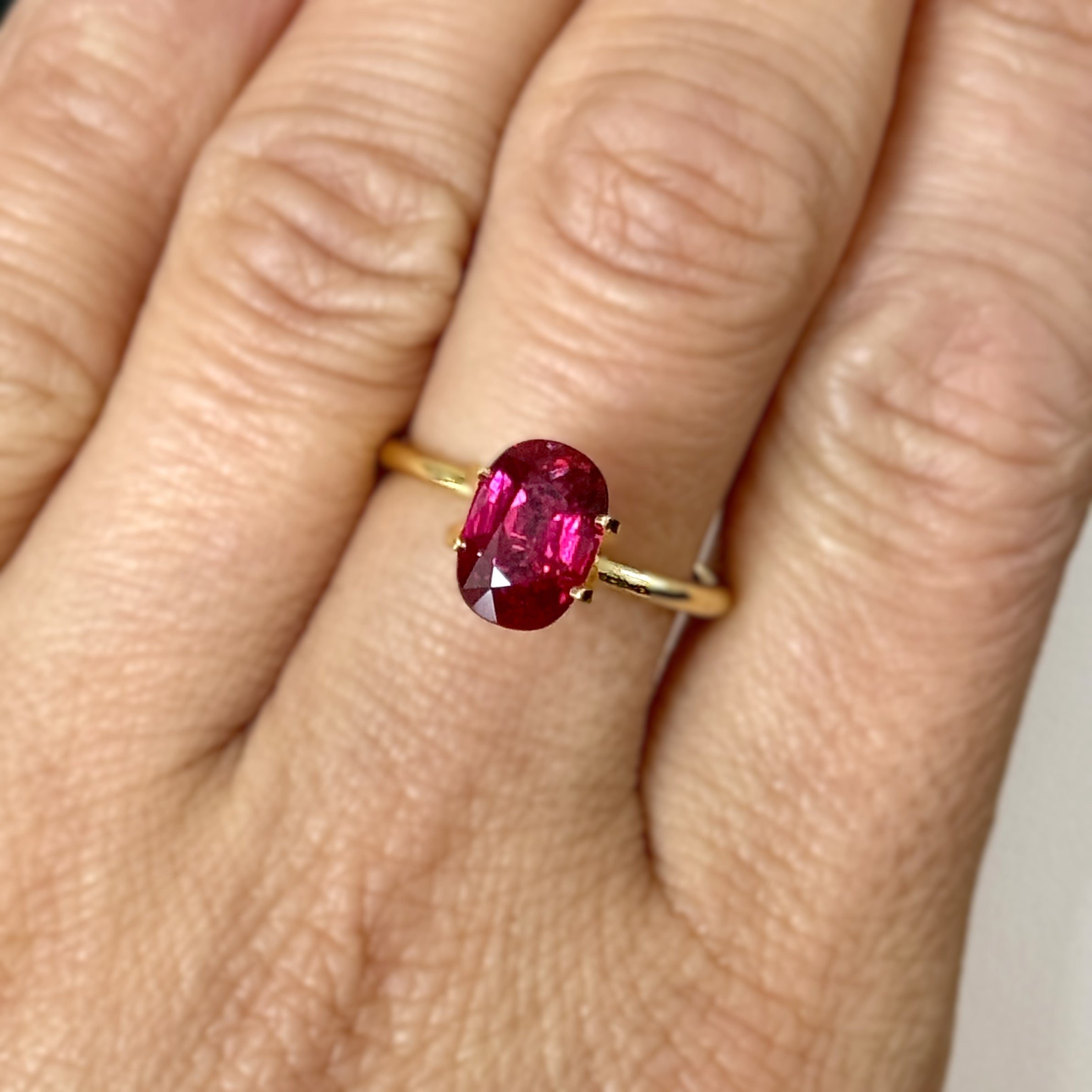 Ruby 2.22ct Cushion