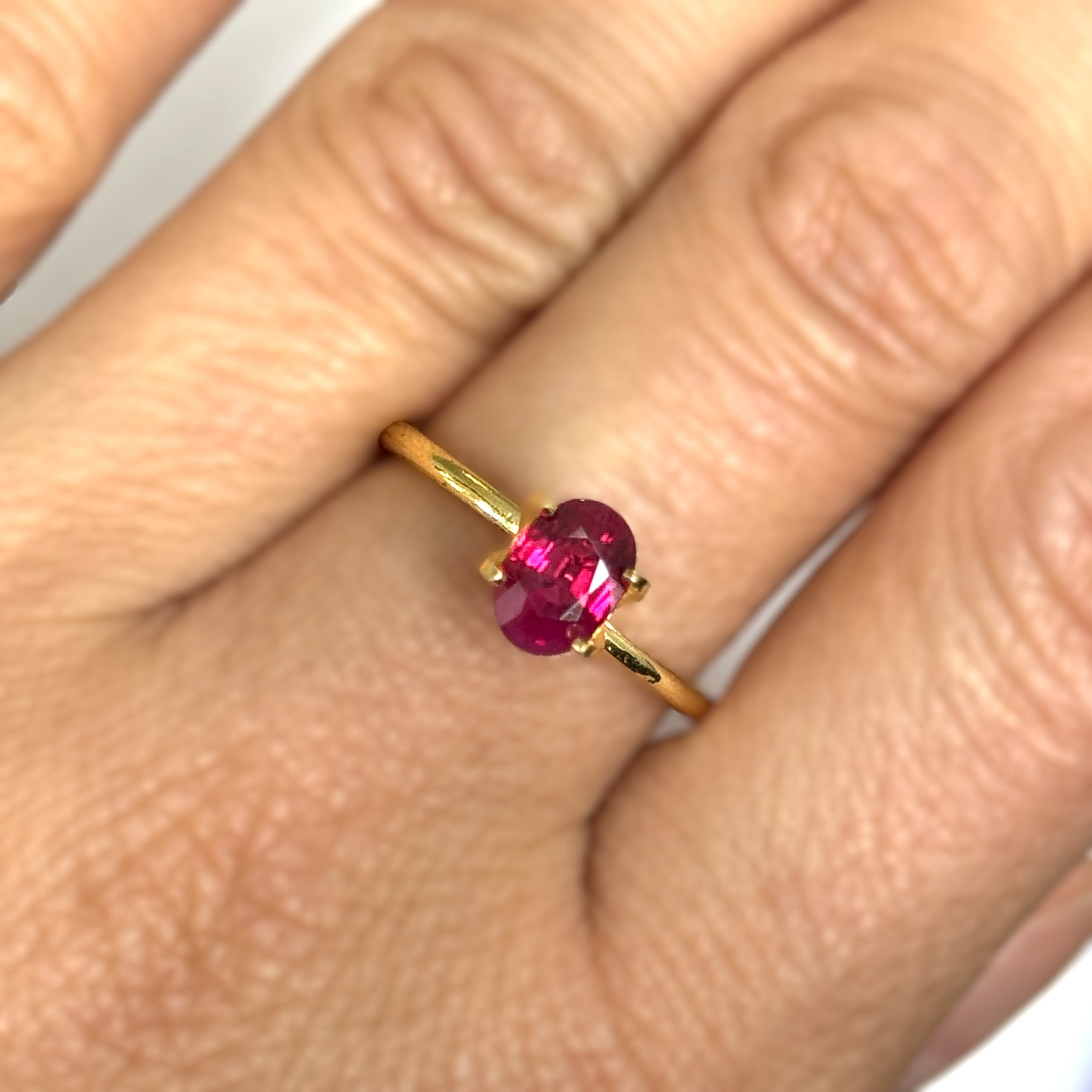 Ruby 1.06ct Oval