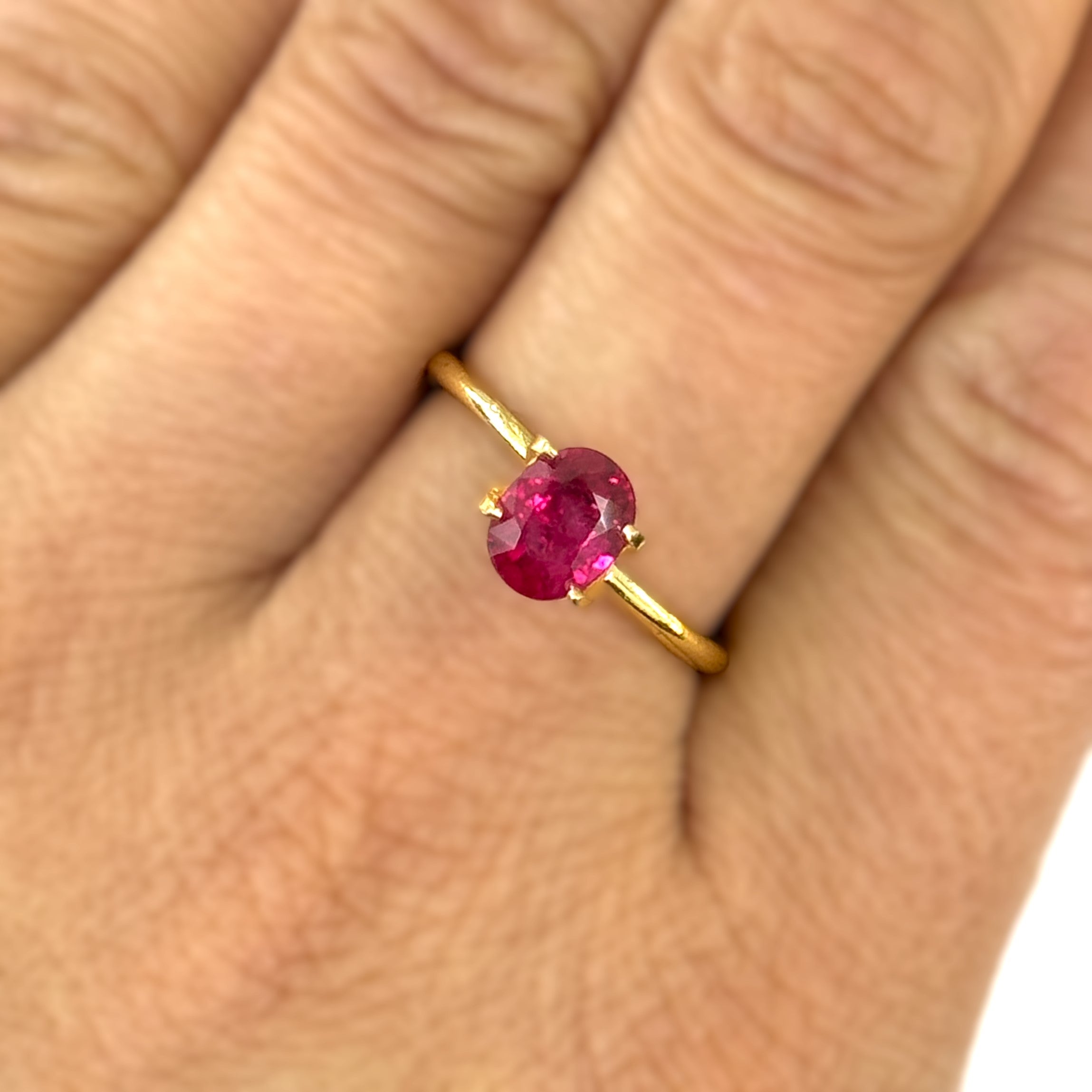 Ruby 1.06ct Oval