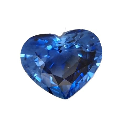 Blue Sapphire 2.58ct Heart