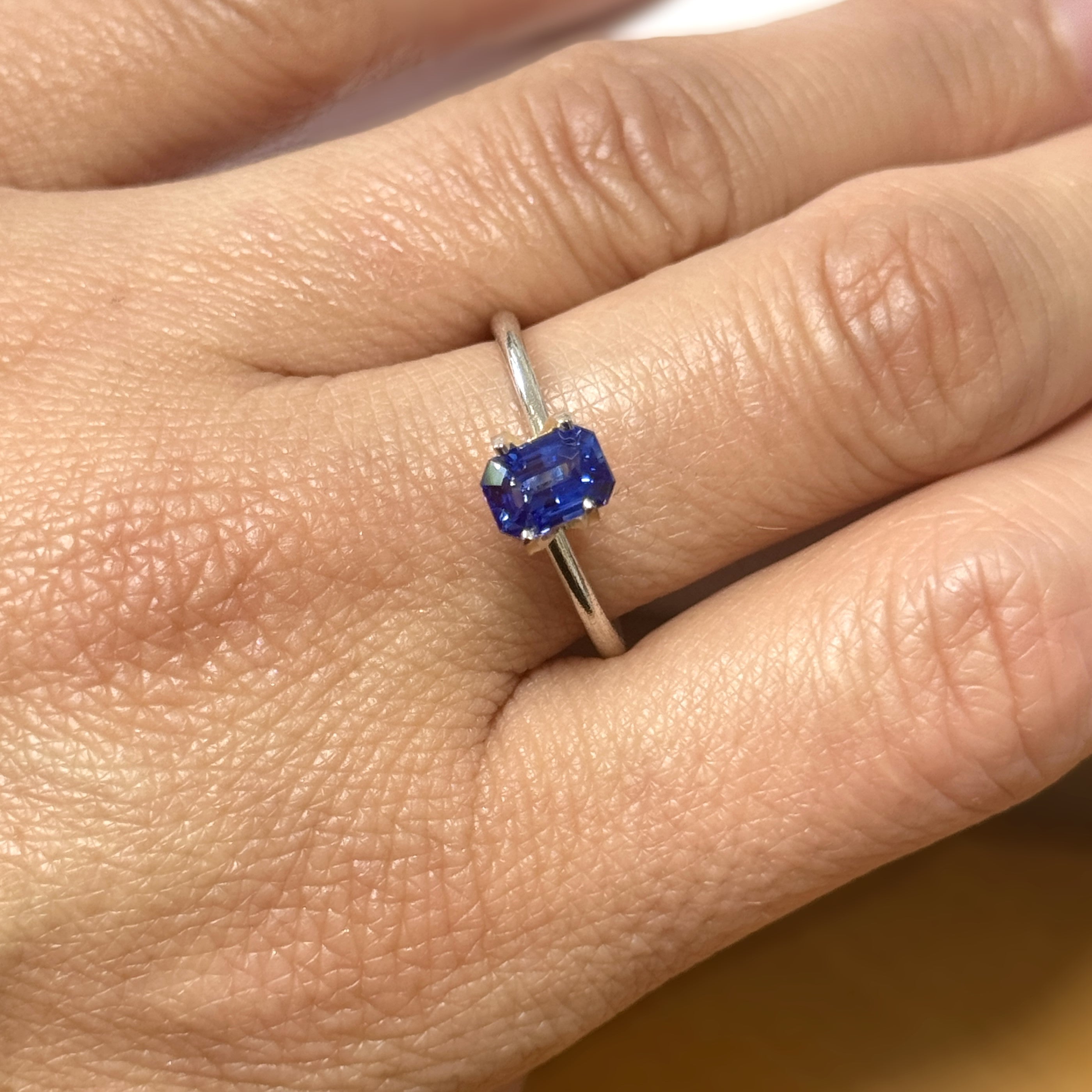 Blue Sapphire 1.09ct Octagonal