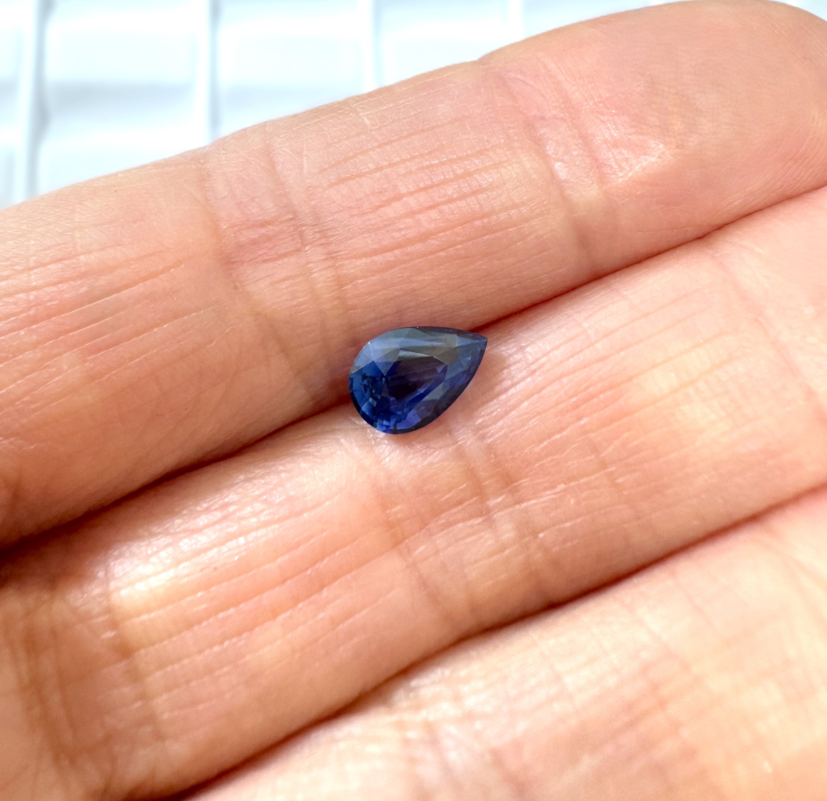 Blue Sapphire 1.26ct Pear