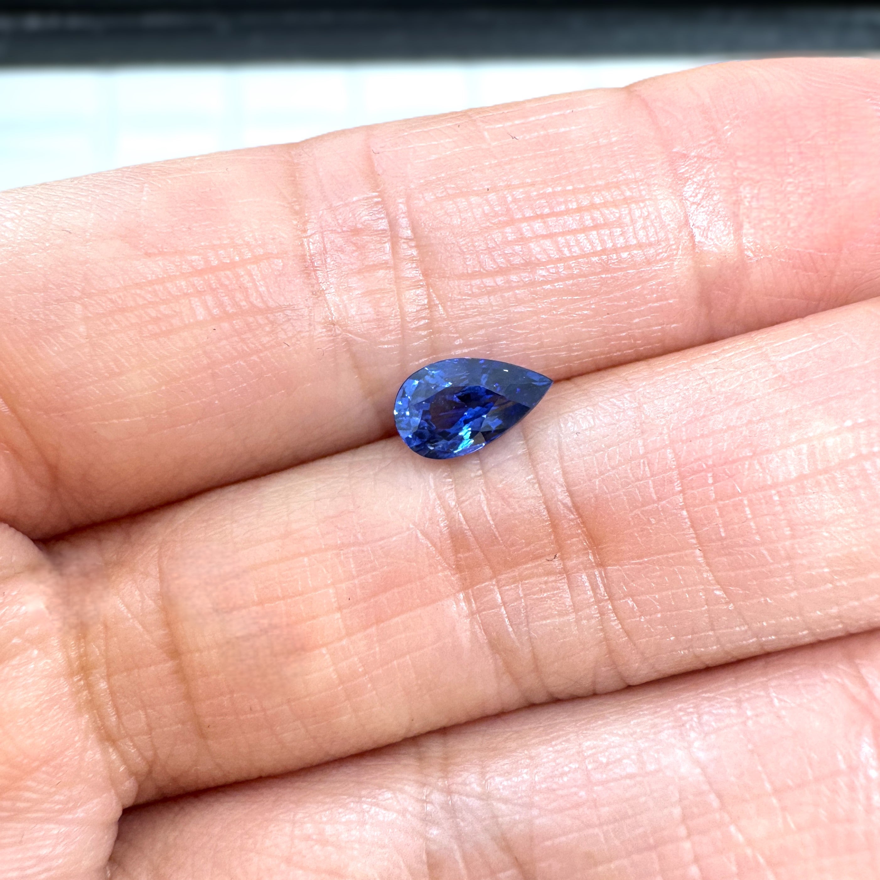 Blue Sapphire 1.04ct Pear