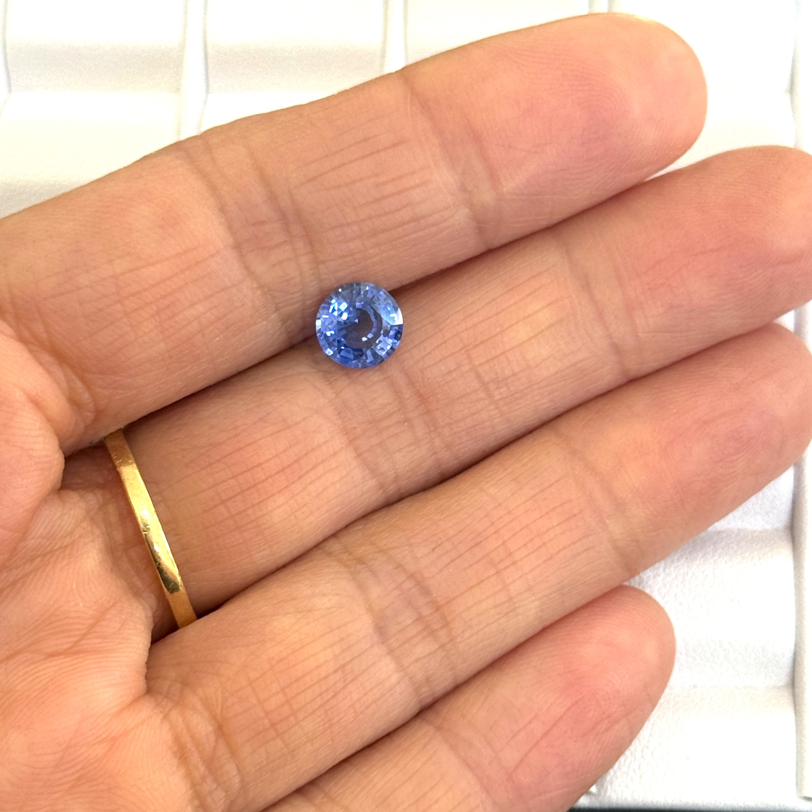 Blue Sapphire 1.41ct Round