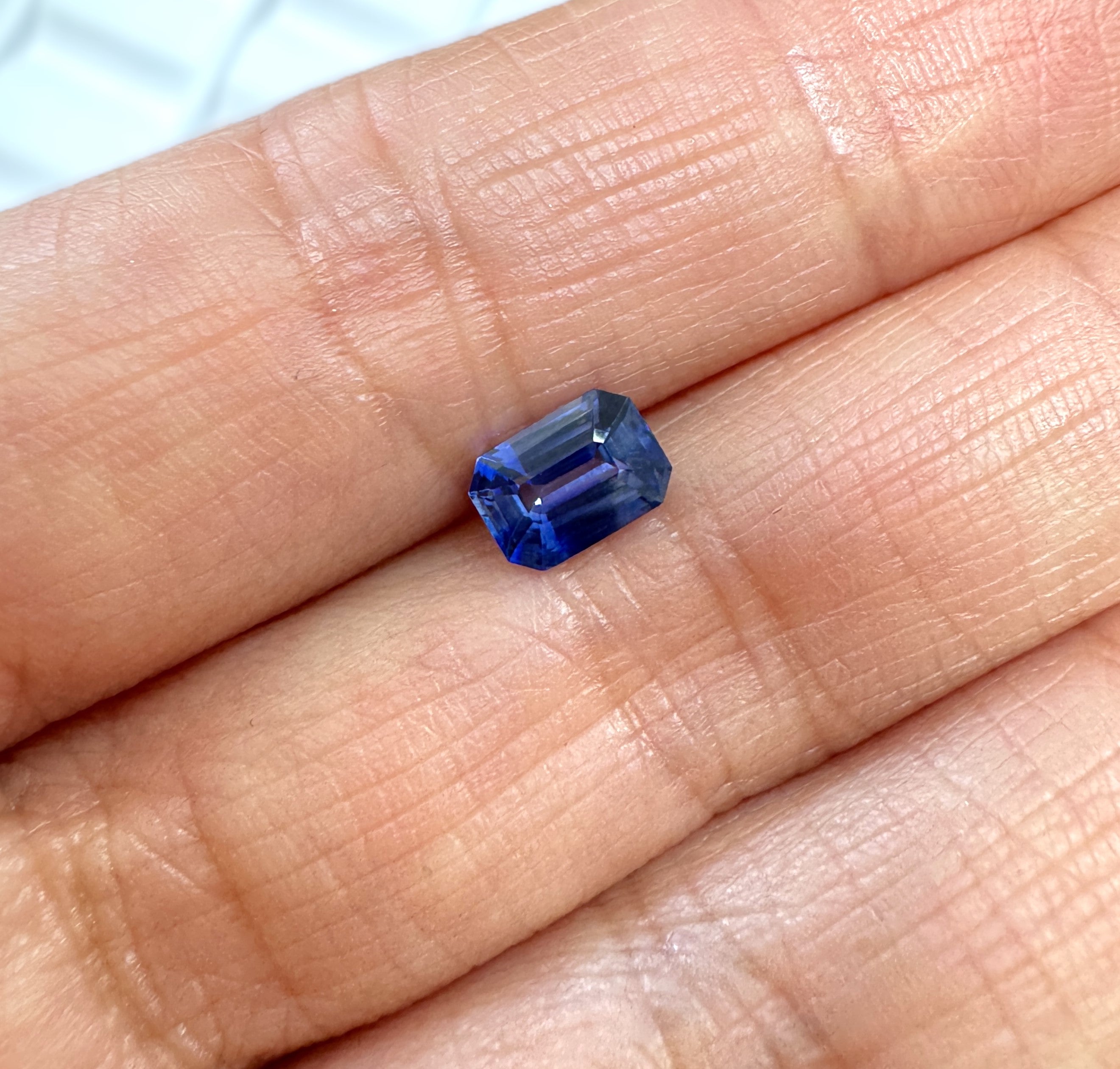 Blue Sapphire 1.03ct Octagonal