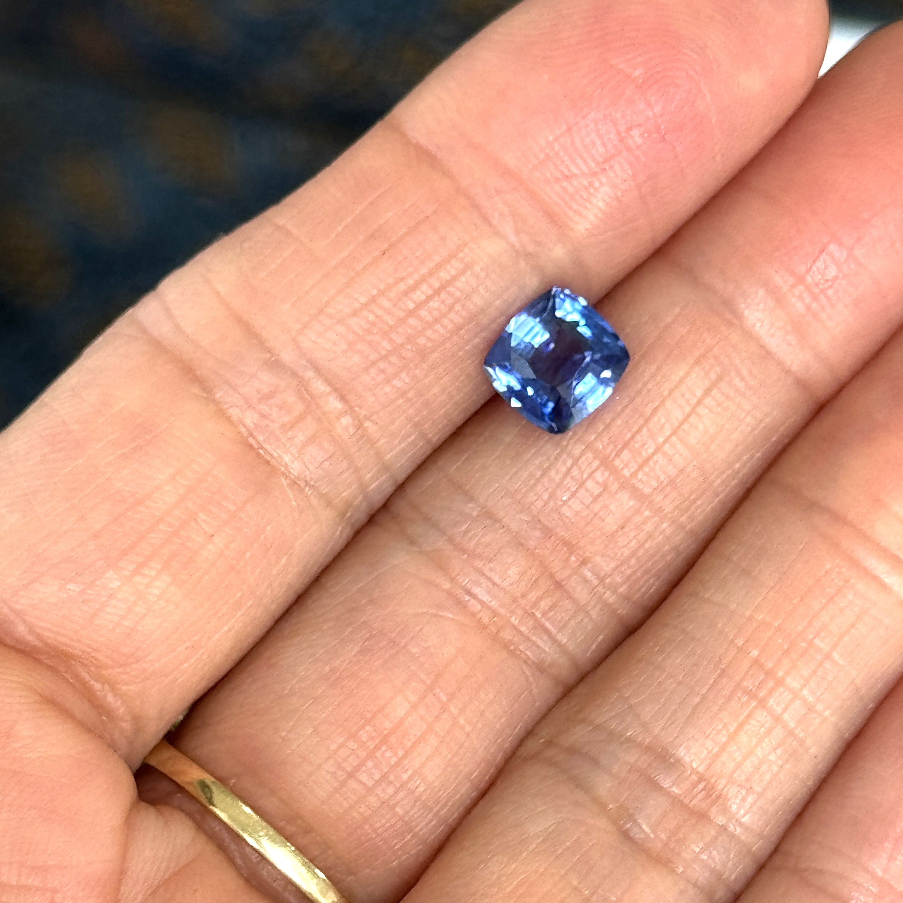 Blue Sapphire 1.67ct Cushion