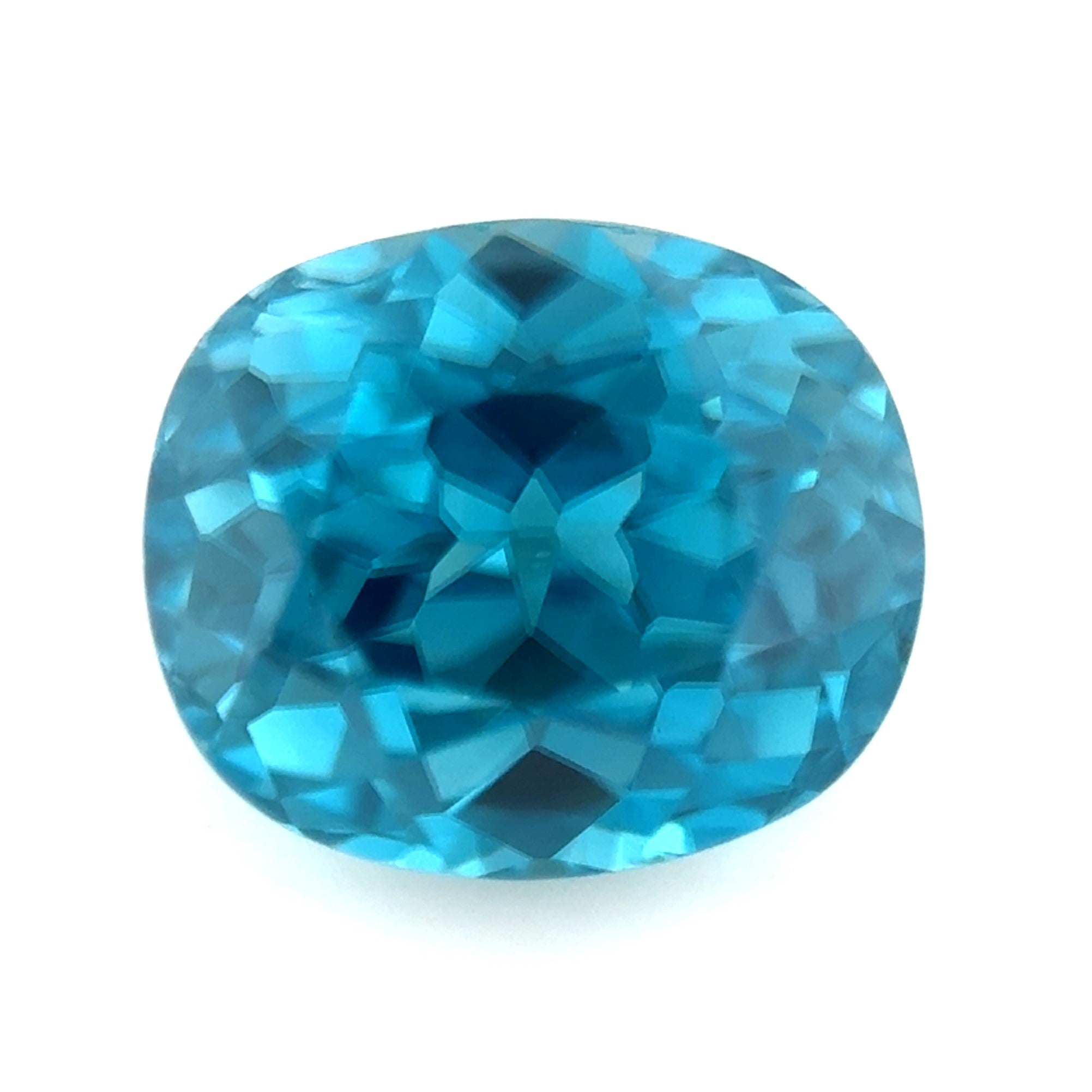 Blue Zircon 2.22ct Cushion