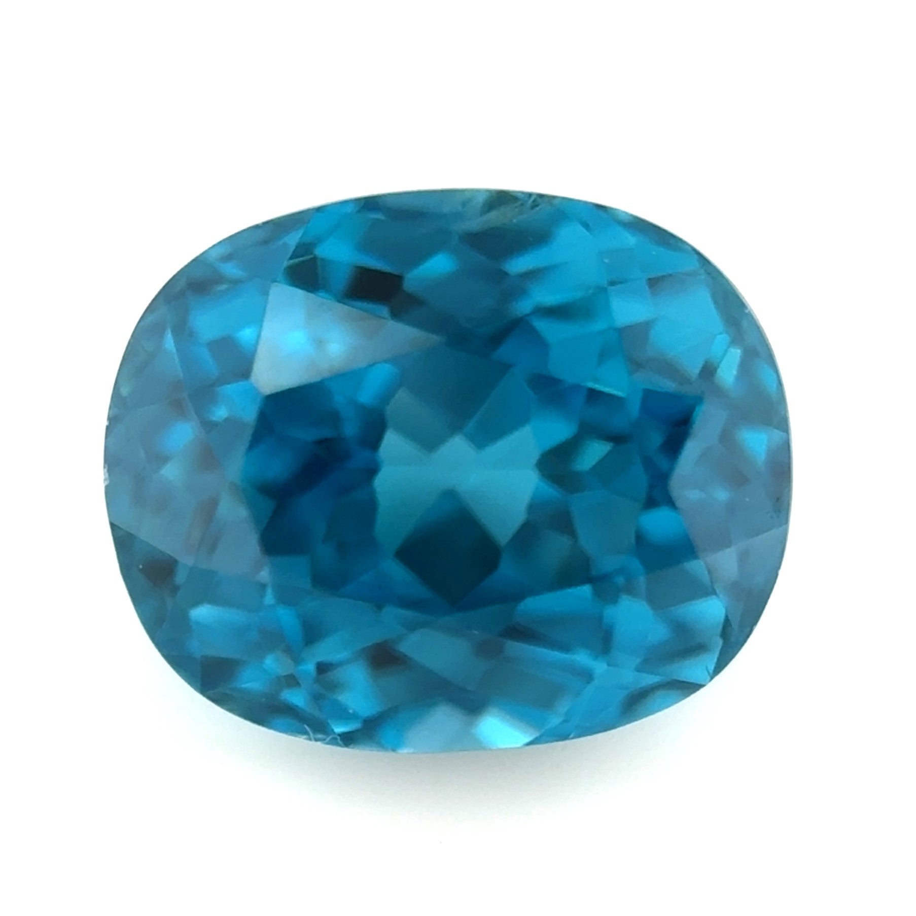 Blue Zircon 2.30ct Cushion