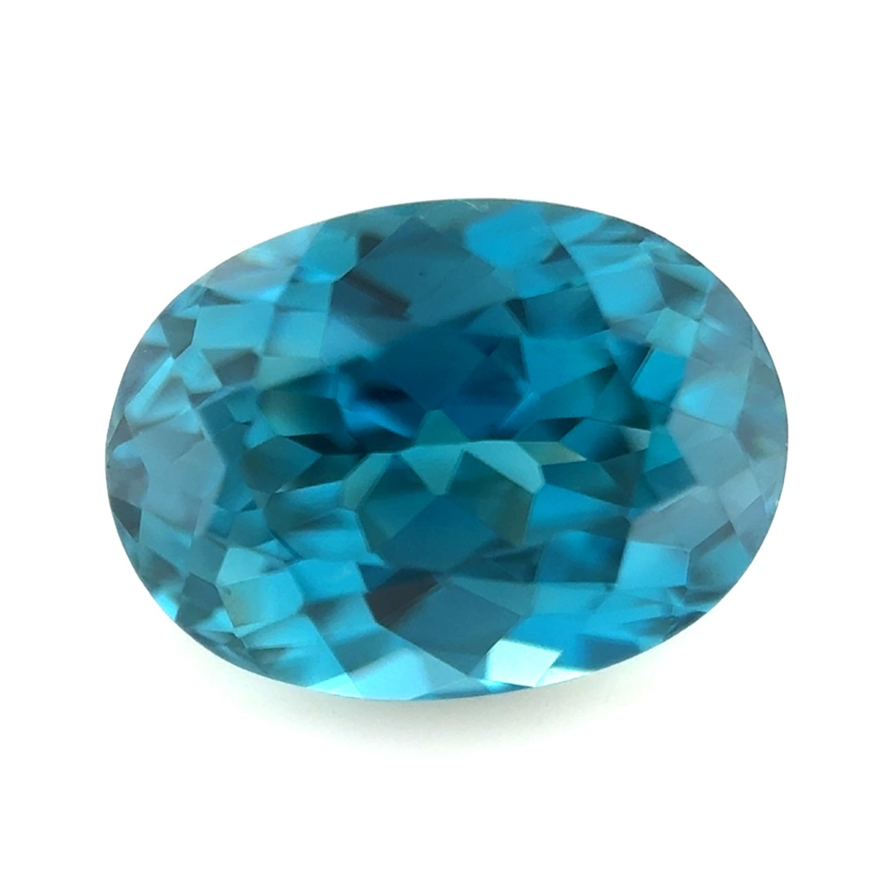 Blue Zircon 2.19ct Oval