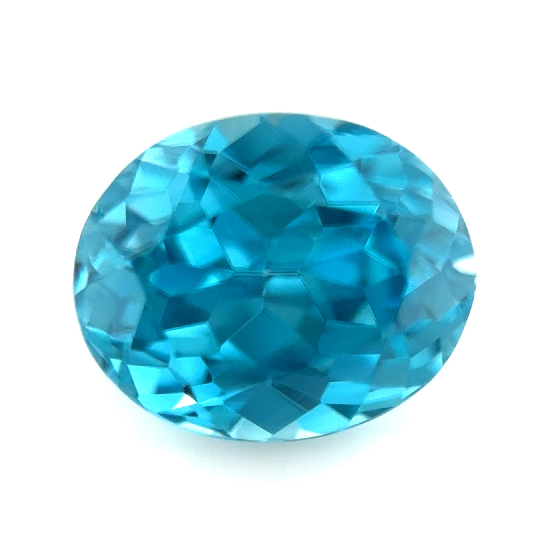 Blue Zircon 2.04ct Oval