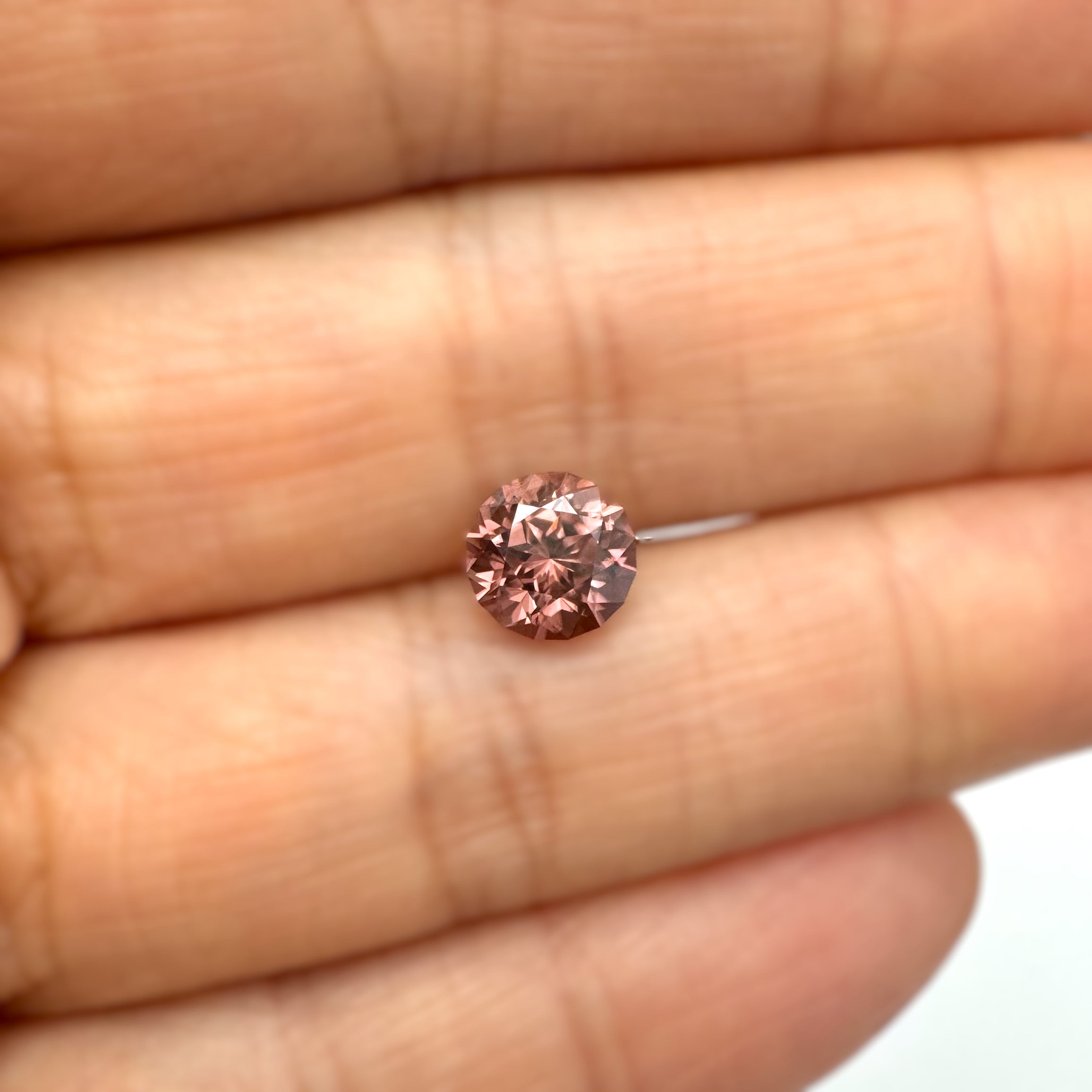 Pink Zircon 1.96ct Round